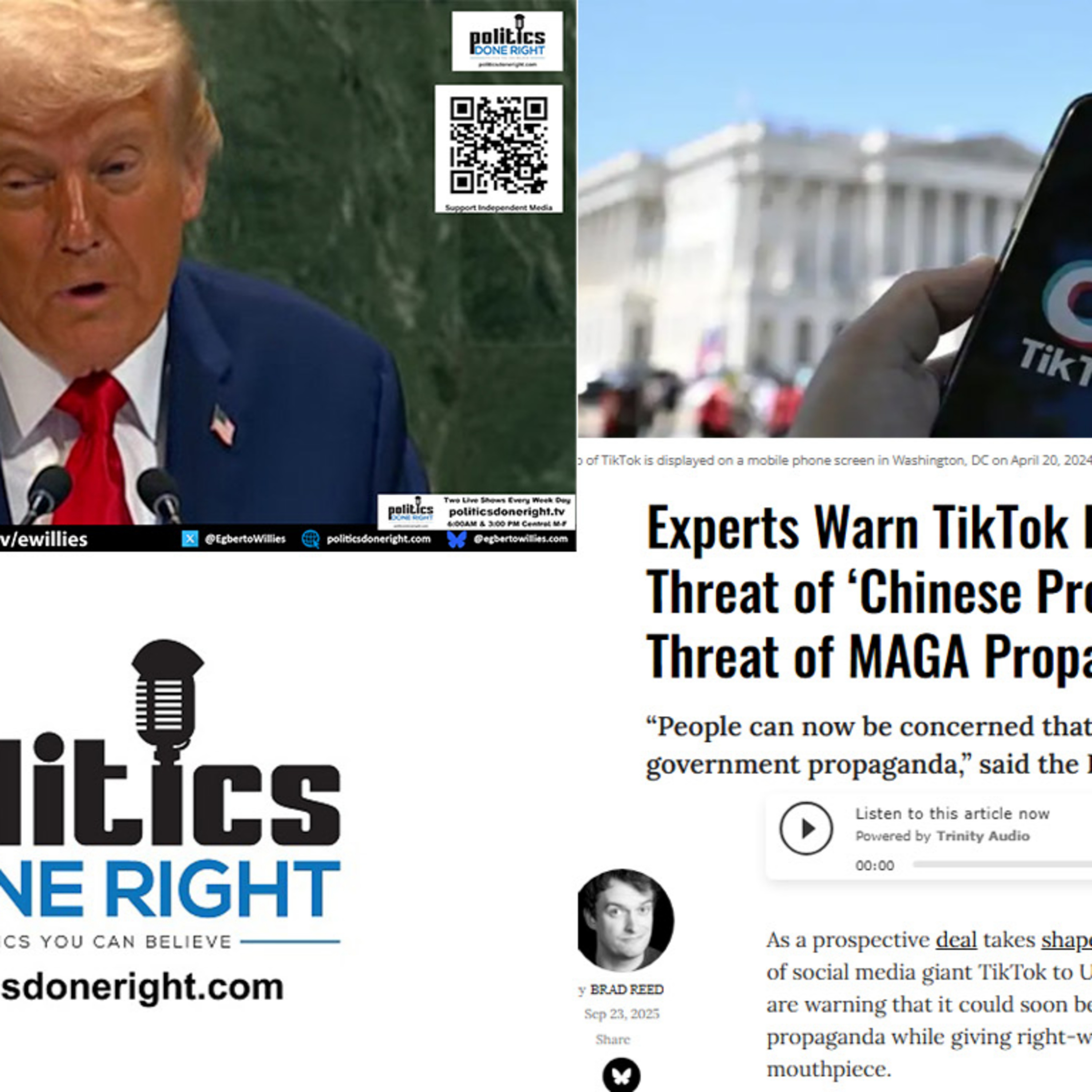 Trump Humiliates U.S. at UN While TikTok Deal Risks MAGA Disinformation