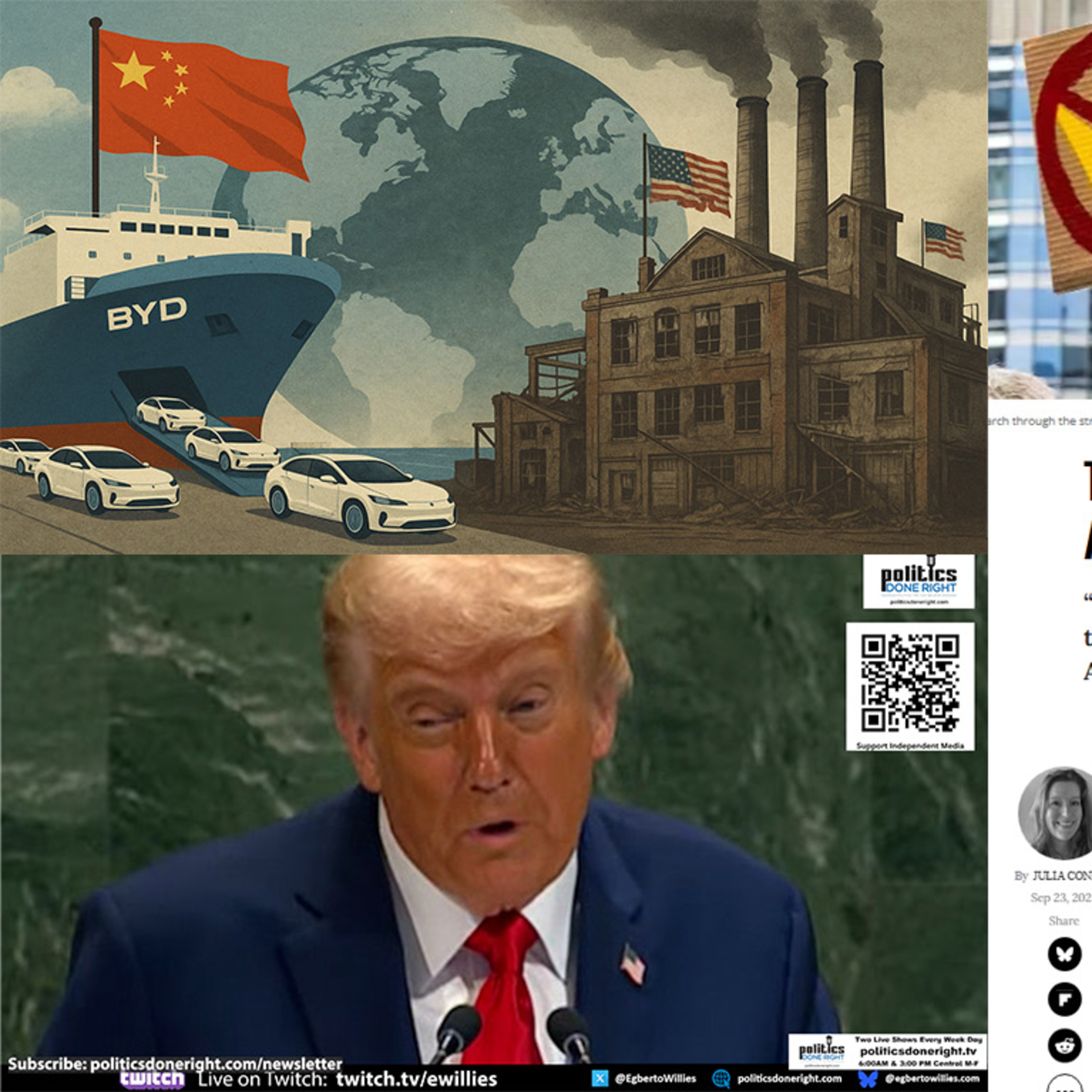 UN Speech Scandal, China’s Energy Dominance & Trump’s Assault on Free Speech.