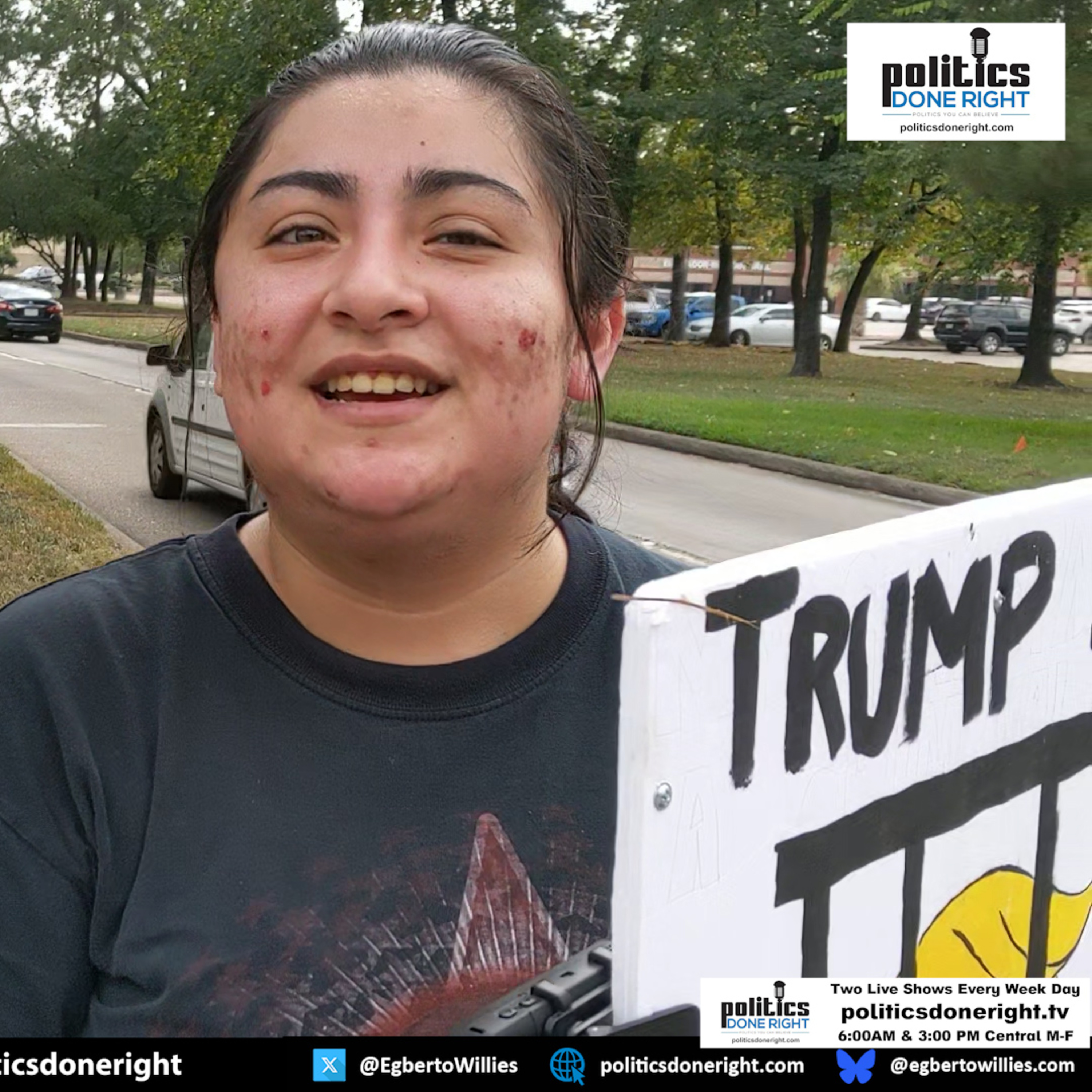 Previous irresponsible MAGA gun intimidation did not stop these women from protesting Dan Crenshaw.