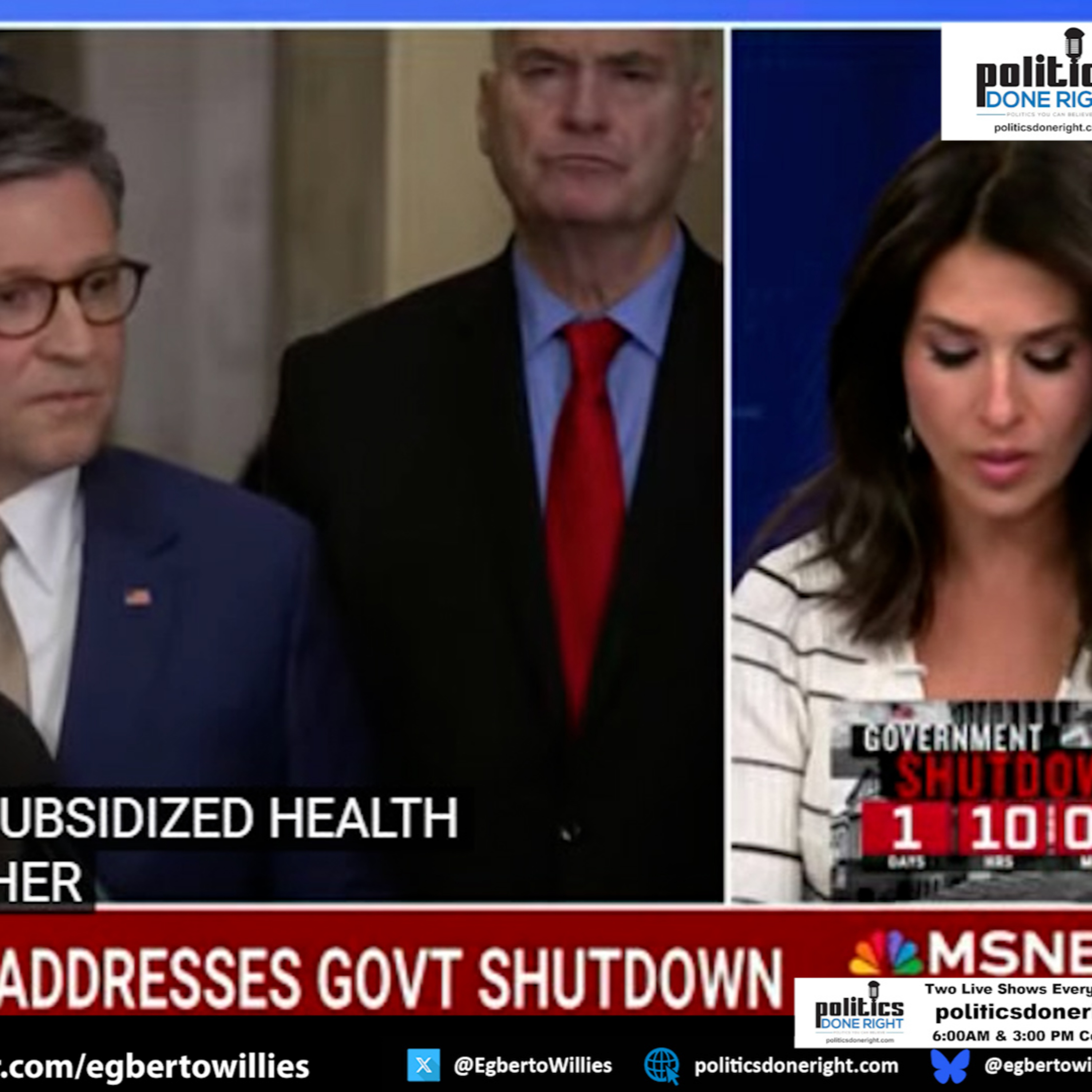 MSNBC breaks into lying GOP presser on government shutdown. Ana Cabrera called out illegal alien lie
