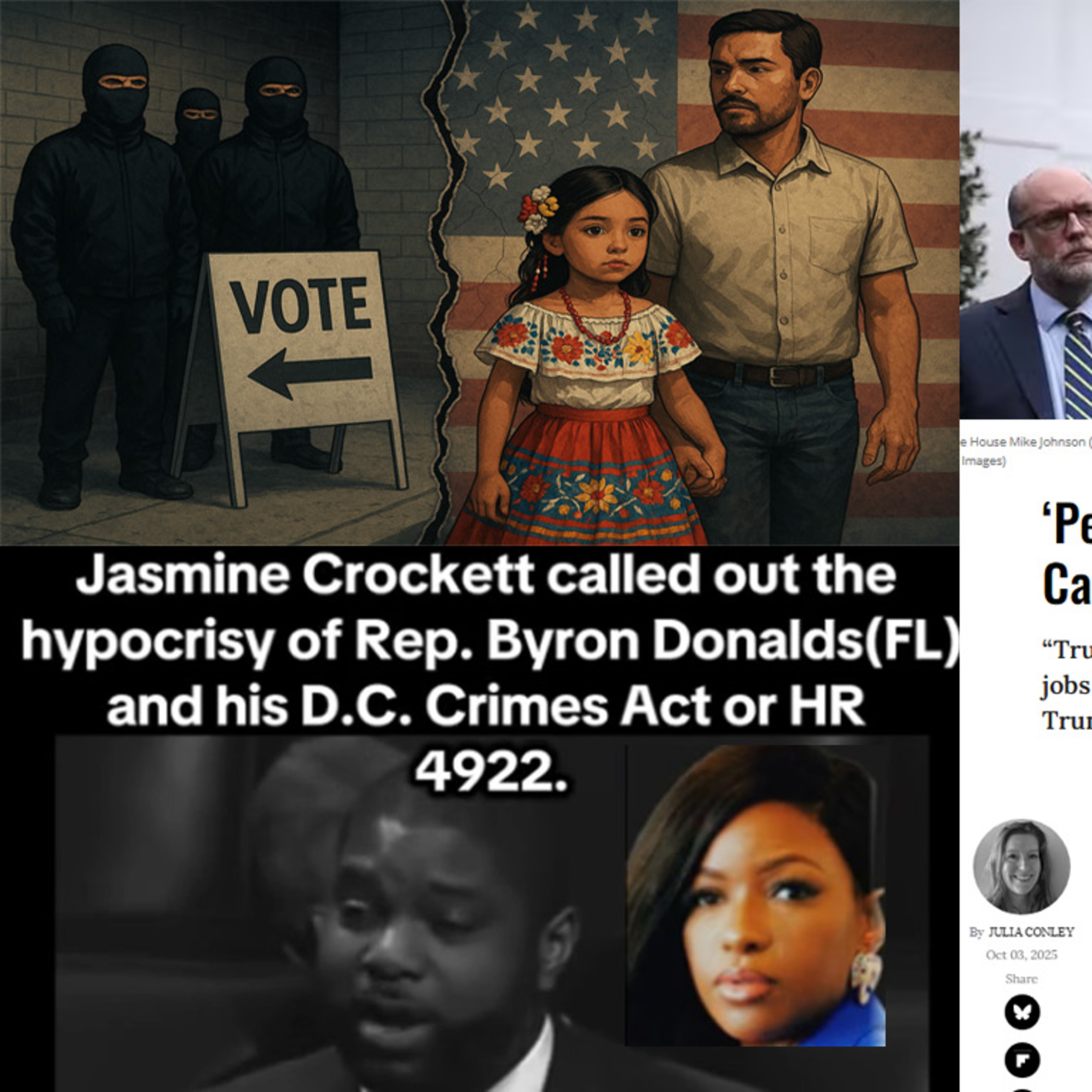 Immigration, Racism, Propaganda & Jobs: Crockett Schools Donalds, People’s Report Exposes GOP