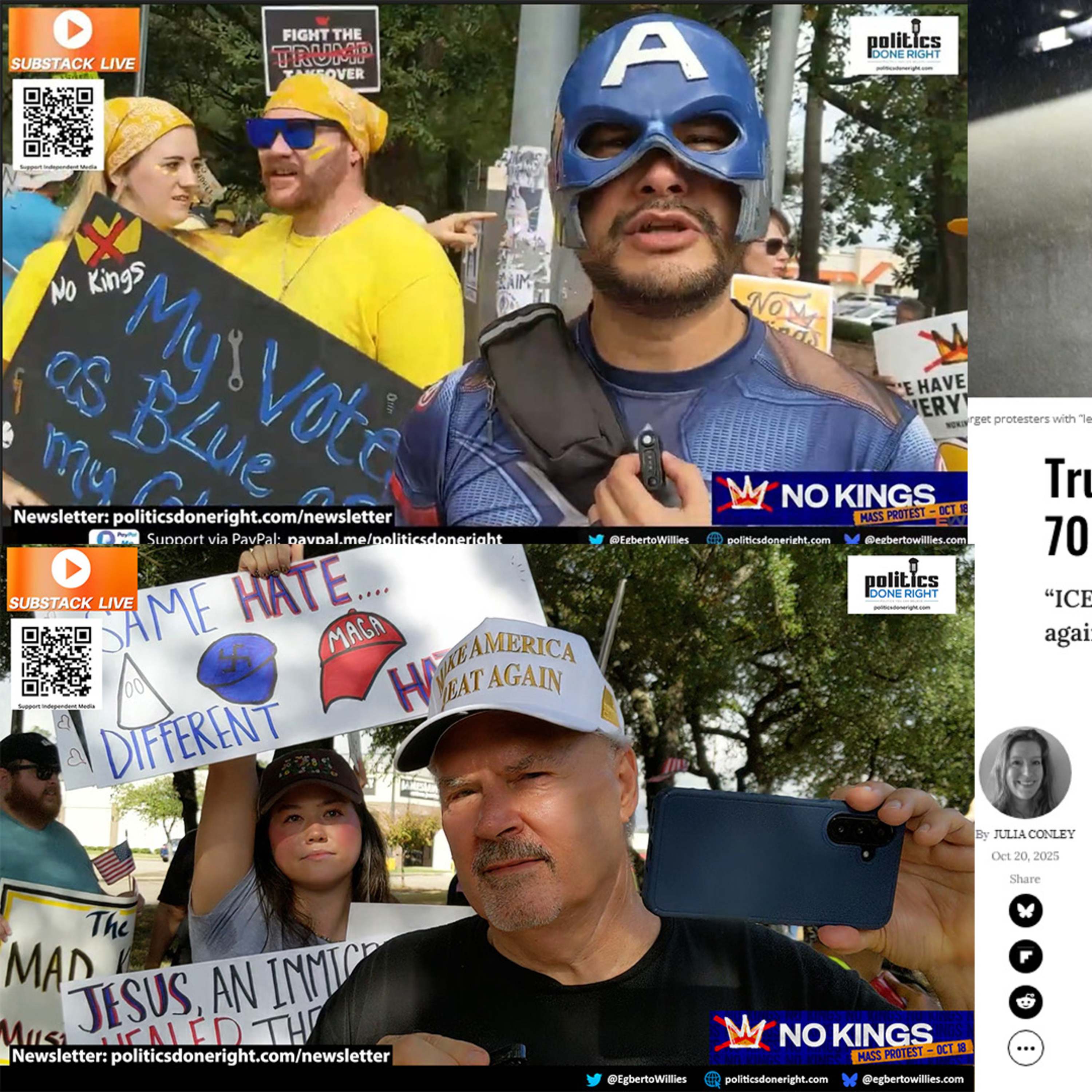 MAGA #NoKingsKingwoodTX infiltration surprise, ICE’s 700% Weapon Surge, #NoKings Protest