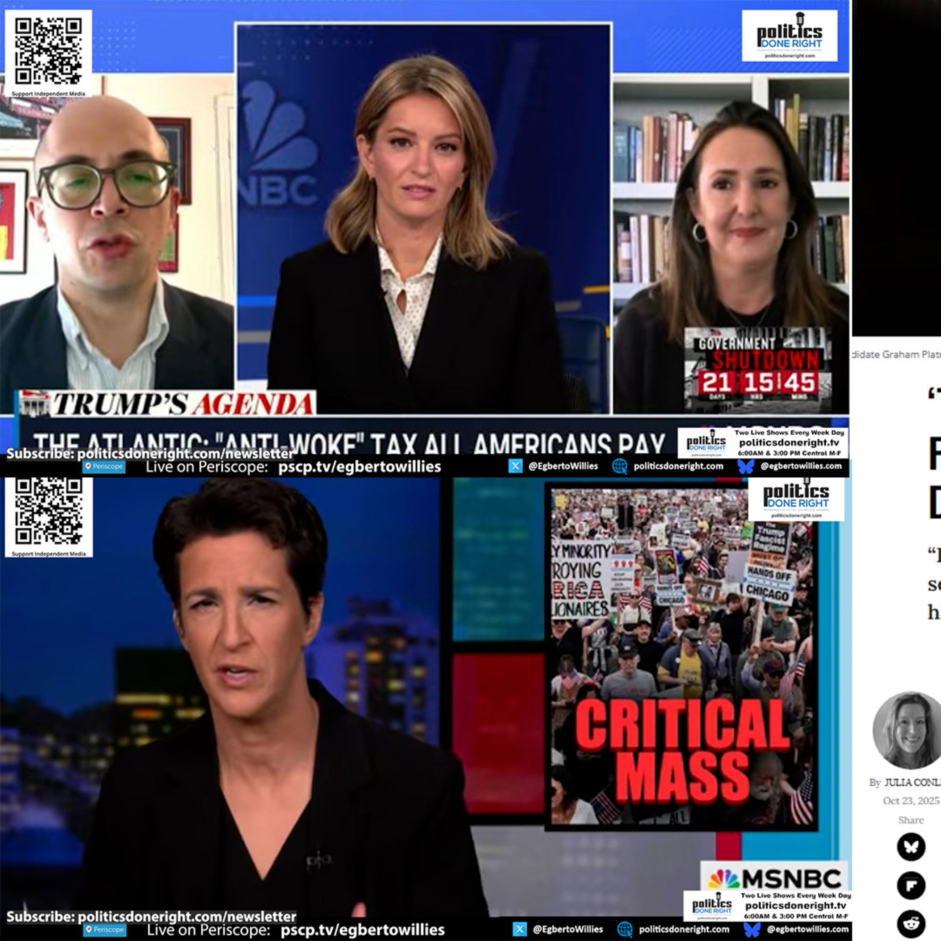 America’s 3.5% Revolution: #NoKings Uprising, Anti-Woke Tax Fallout, and Platner’s Rise