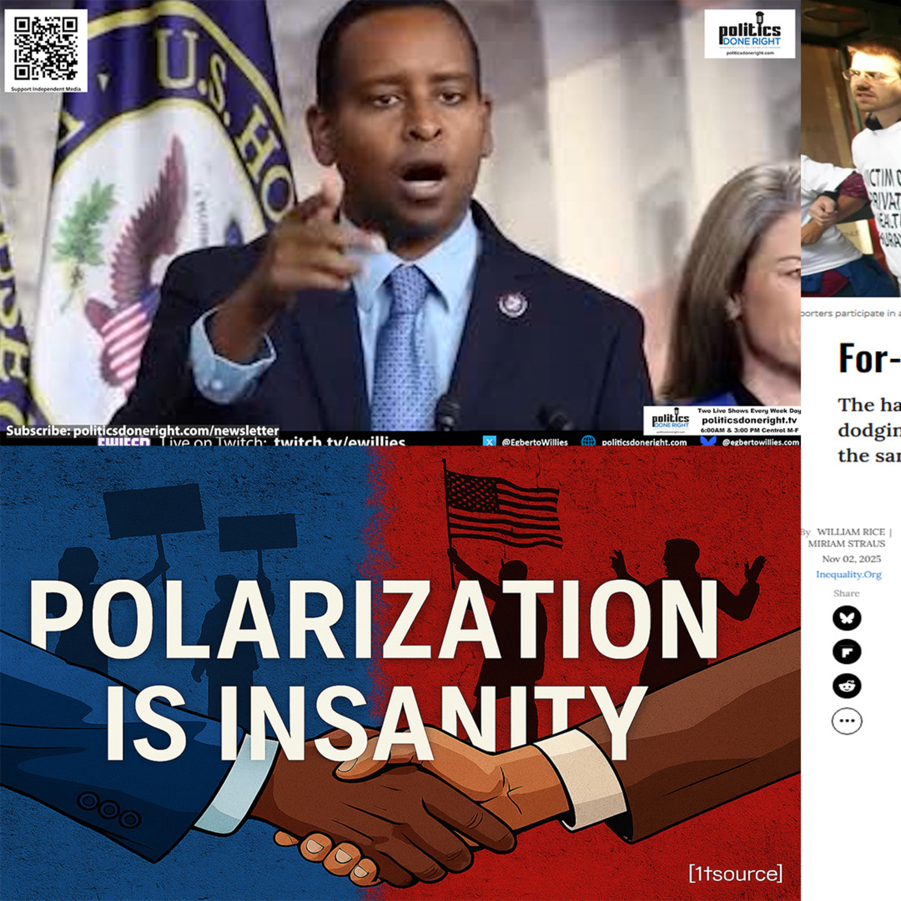 Profit-Driven Healthcare, Media Bias & Engaging the Other Side: The Progressive Imperative