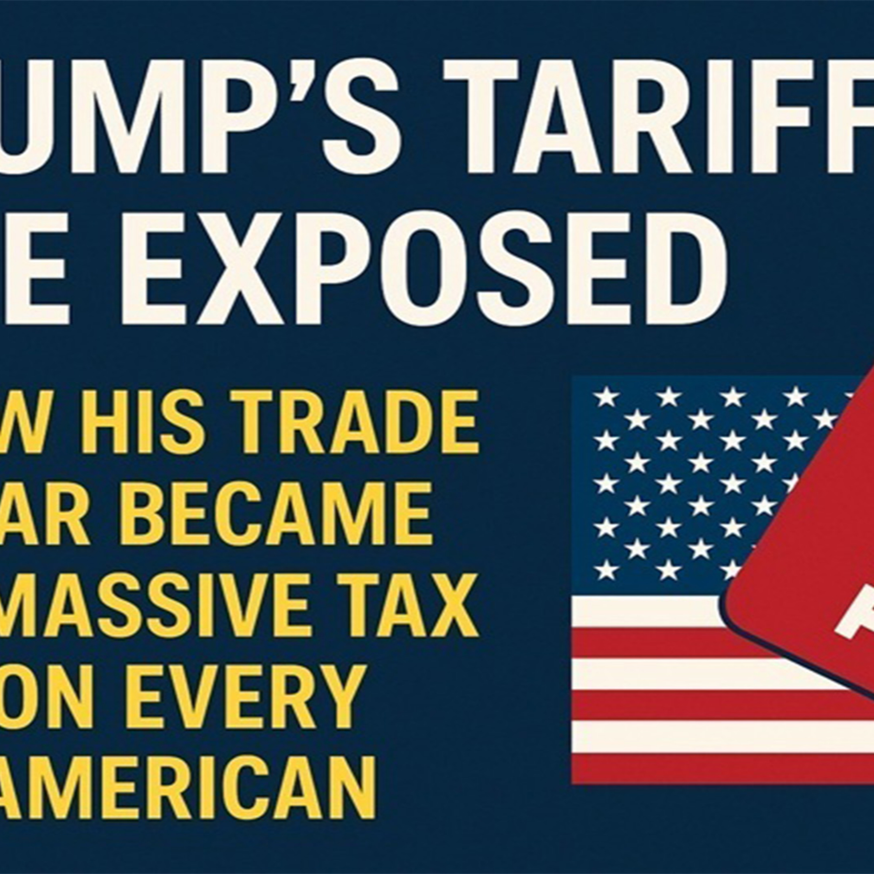 Trump’s Tariff Lie Exposed: How His Trade War Became a Massive Tax on Every American