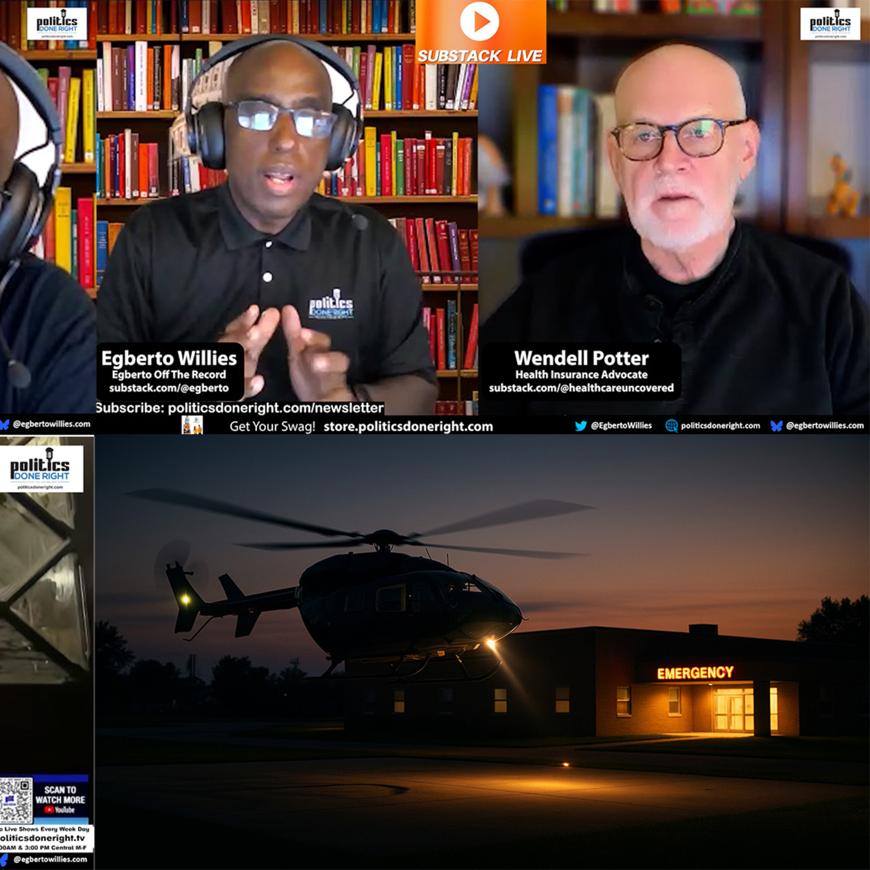Wendell Potter on Medicare Theft, Rural Care at Risk, Trump’s Blueprint, CDC Lies Revealed