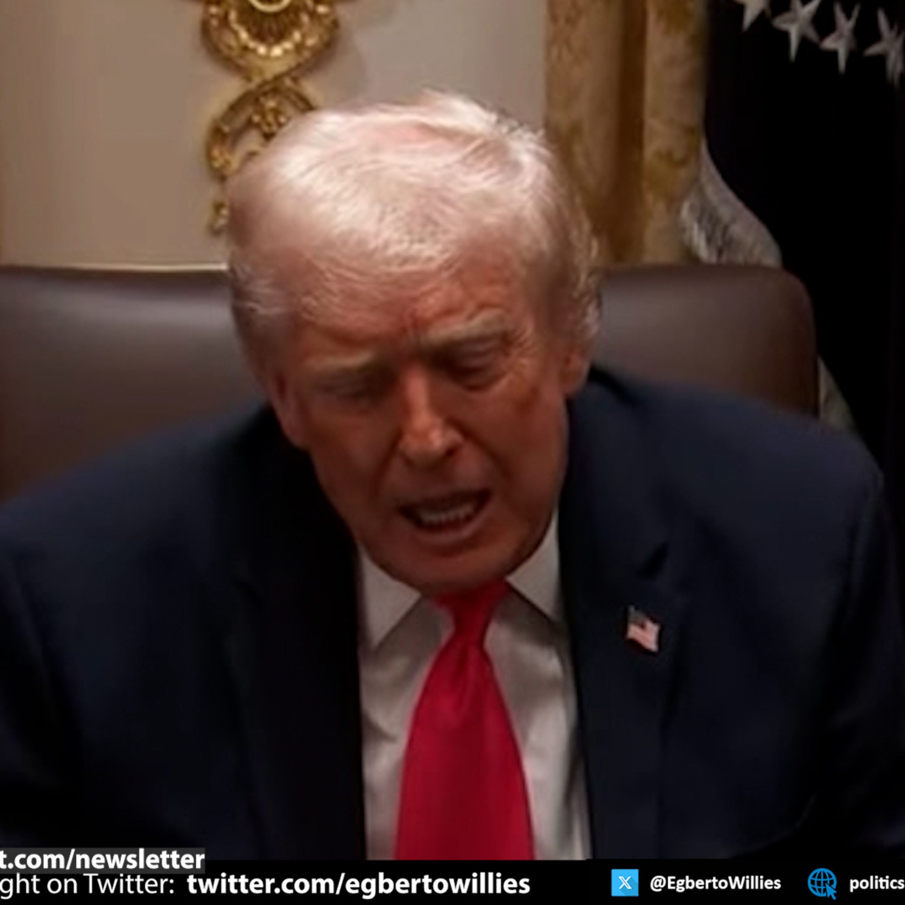 A mental-faculty-losing president calls Congresswoman and Africans, garbage