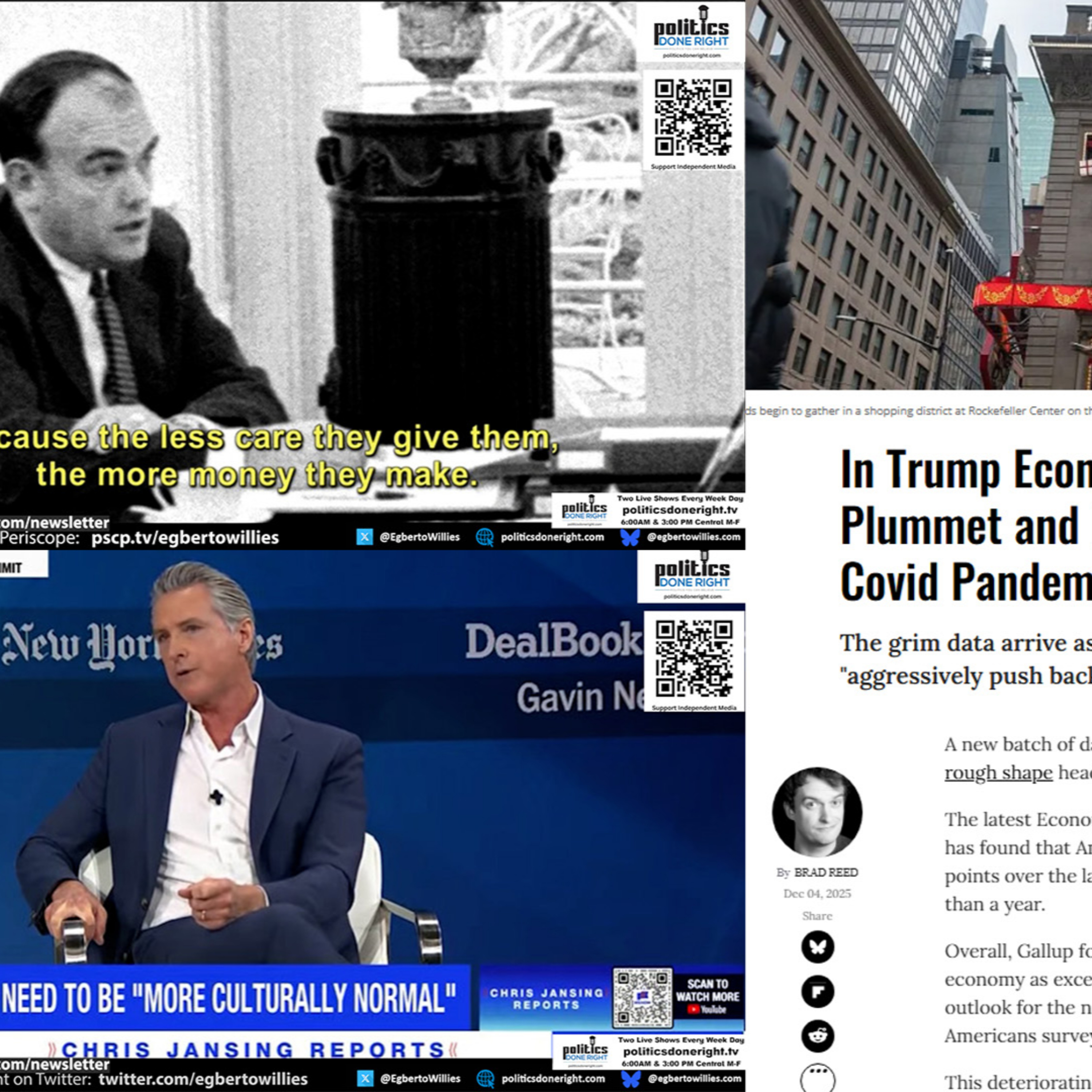 Layoffs Surge, Healthcare Denied, and Newsom Applauds Mamdani, AOC, and Sanders