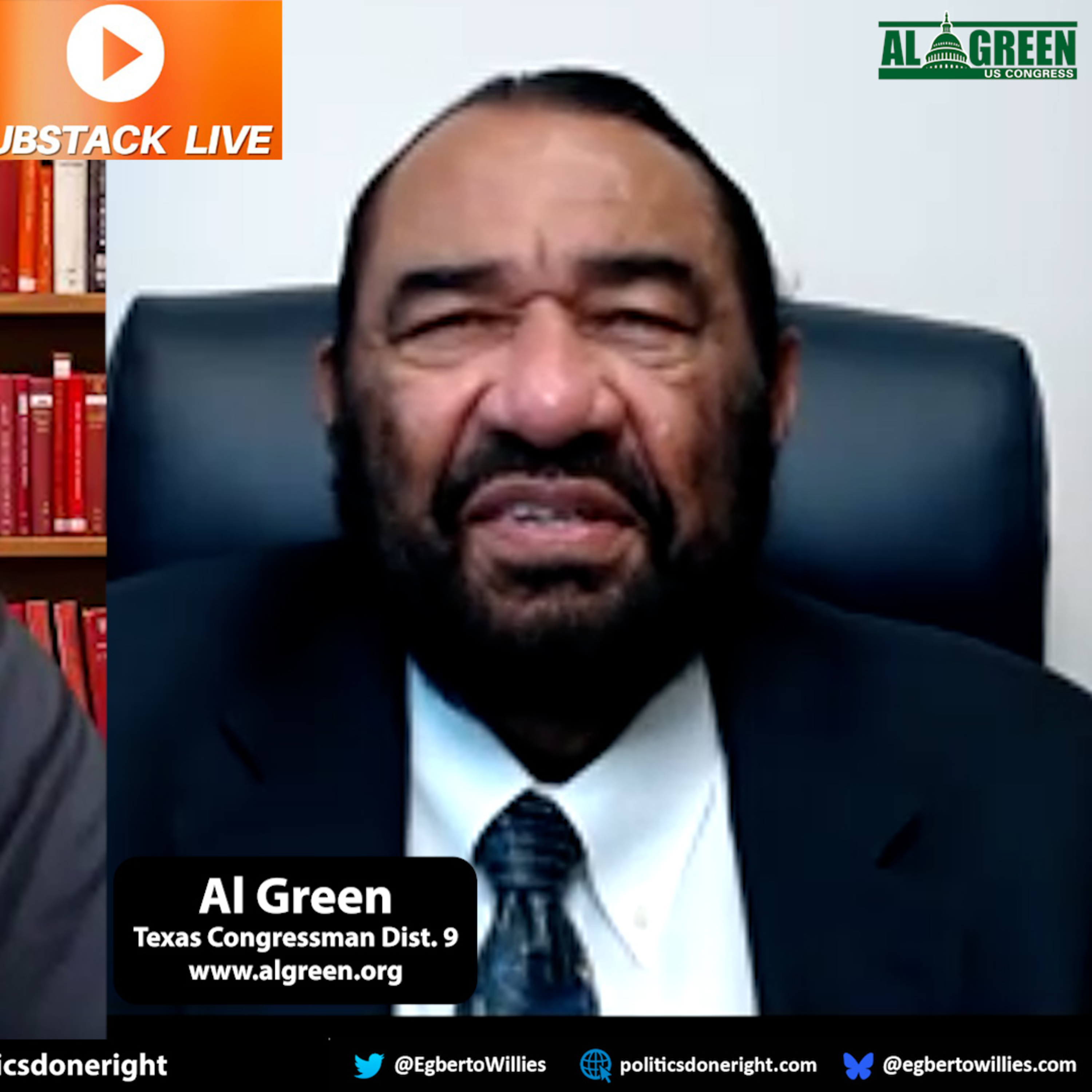 Censured but Not Silenced Al Green’s Progressive Vision for Texas’s 18th and the country