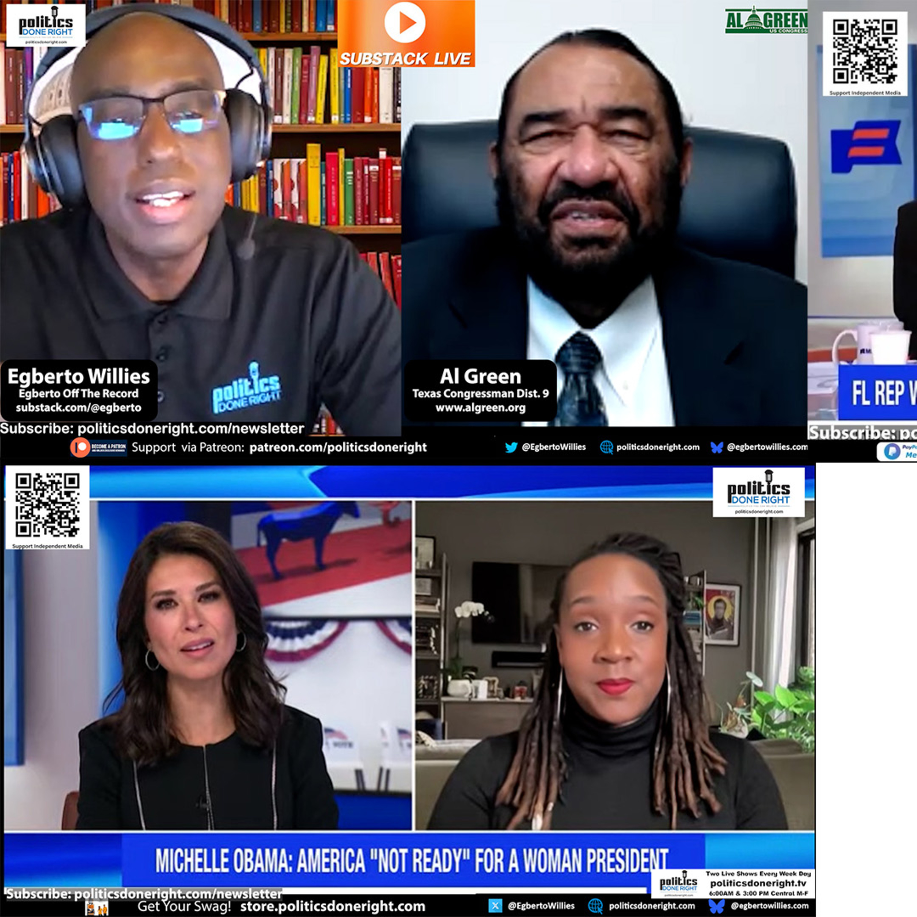 Al Green’s Stand, Misogyny in Politics, and Hispanic Voters Shaking GOP Power