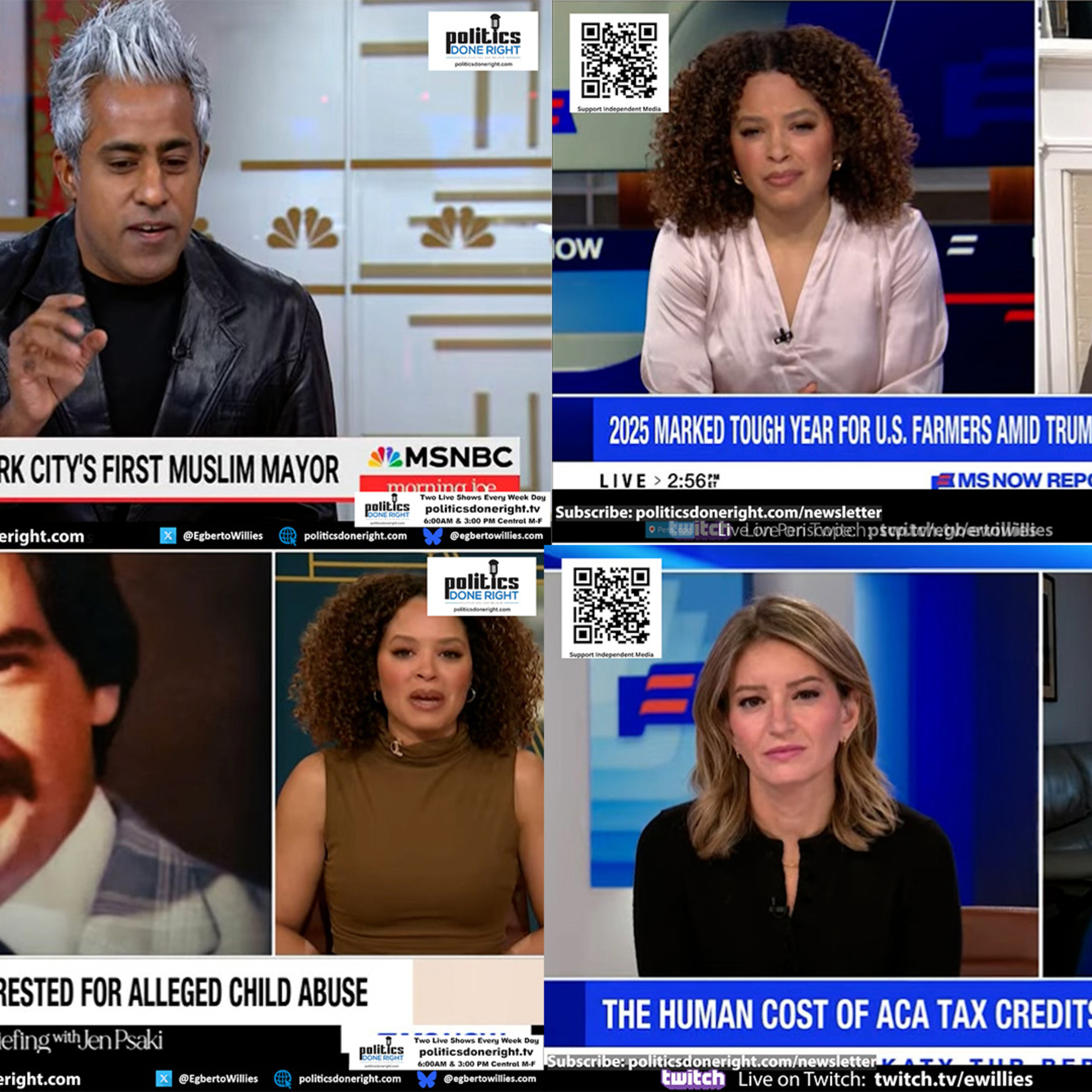 Evangelical Abuse, Farmers Betrayed, ACA Premium Shock, and Mamdani’s Breakthrough Explained