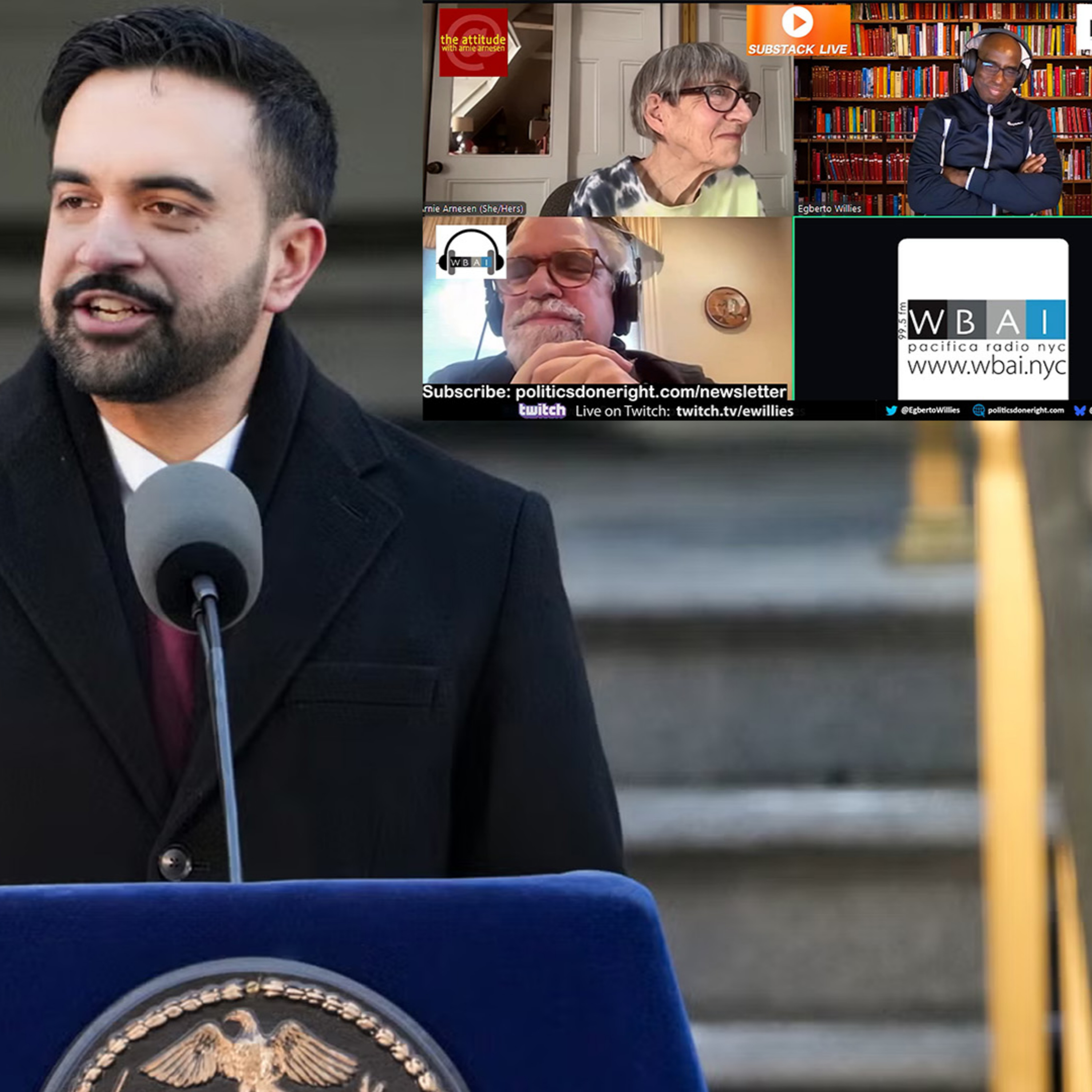 WBAI Panel: Why Zohran Mamdani’s Inaugural Speech Matters Nationally