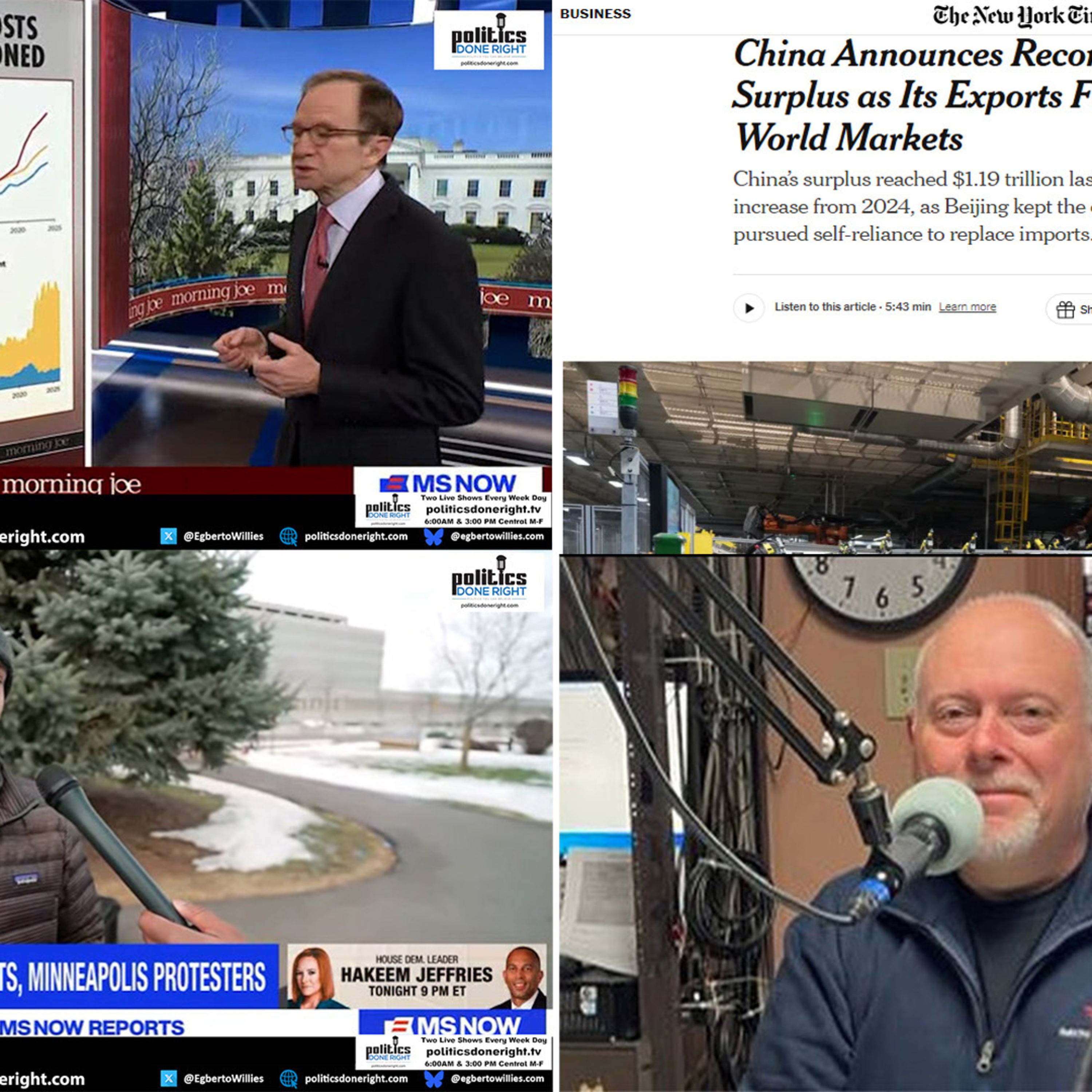 From ICE Backlash to Trade Shock: Trump’s Failures, China’s Surplus, and Houston Politics