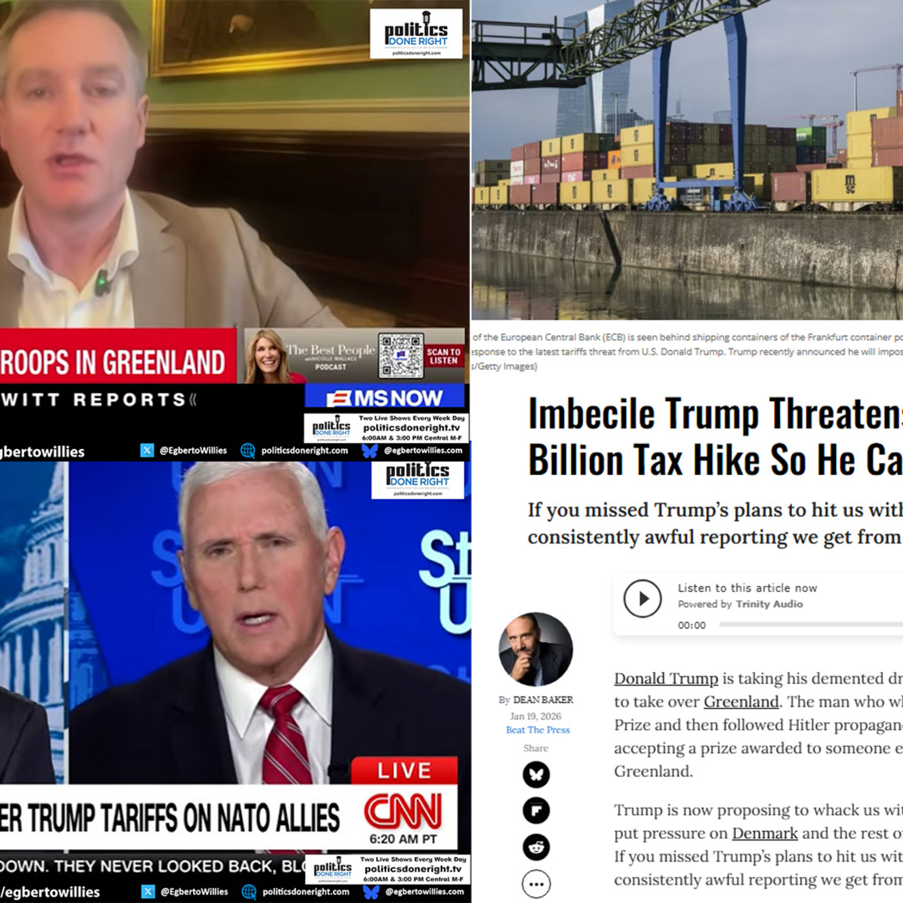 Trump’s $75B Tax Threat, Greenland Imperialism, and the Authoritarian Mindset Behind It All
