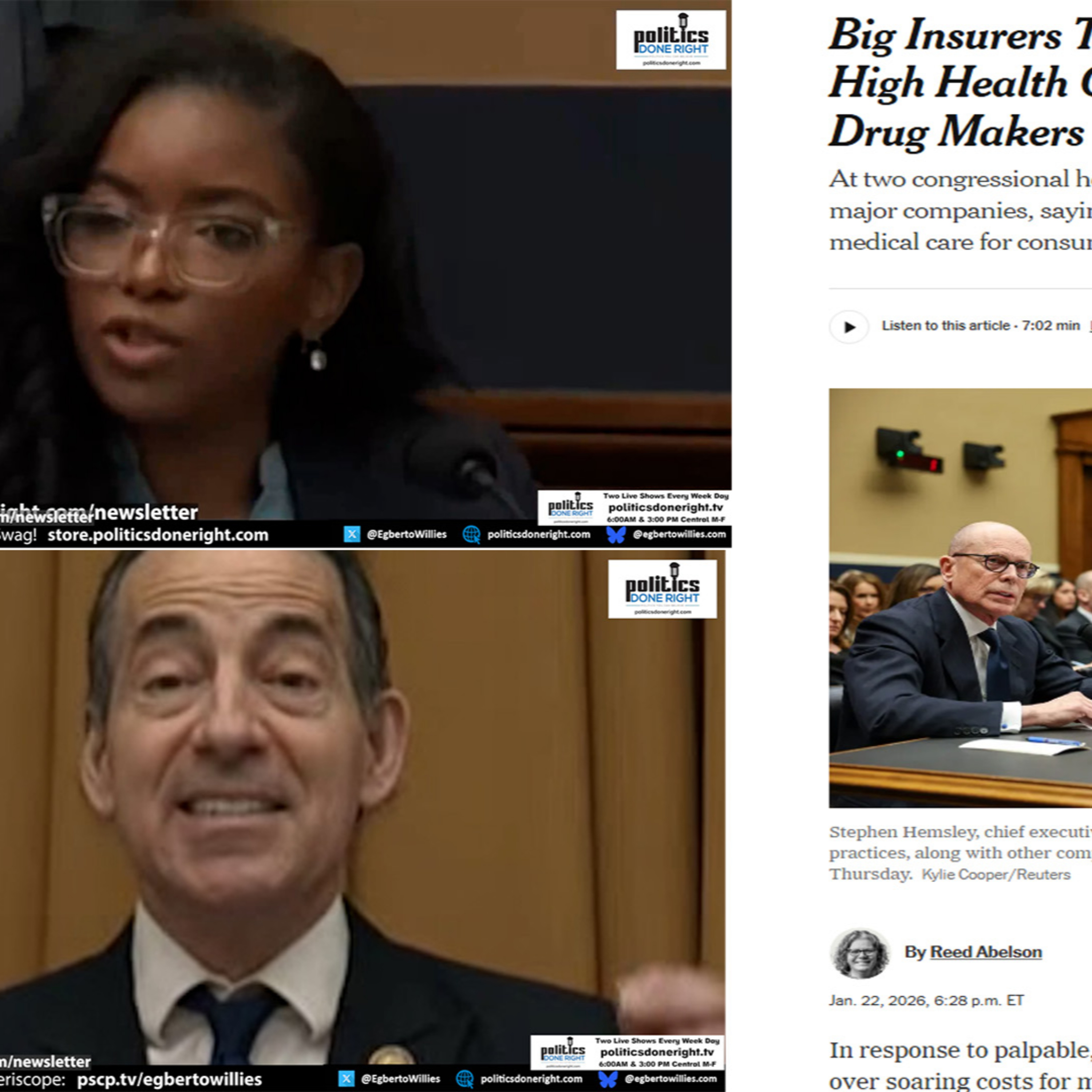 Jan 6 Truth Exposed: Crockett, Raskin, and the Insurers Profiting as Americans Pay More
