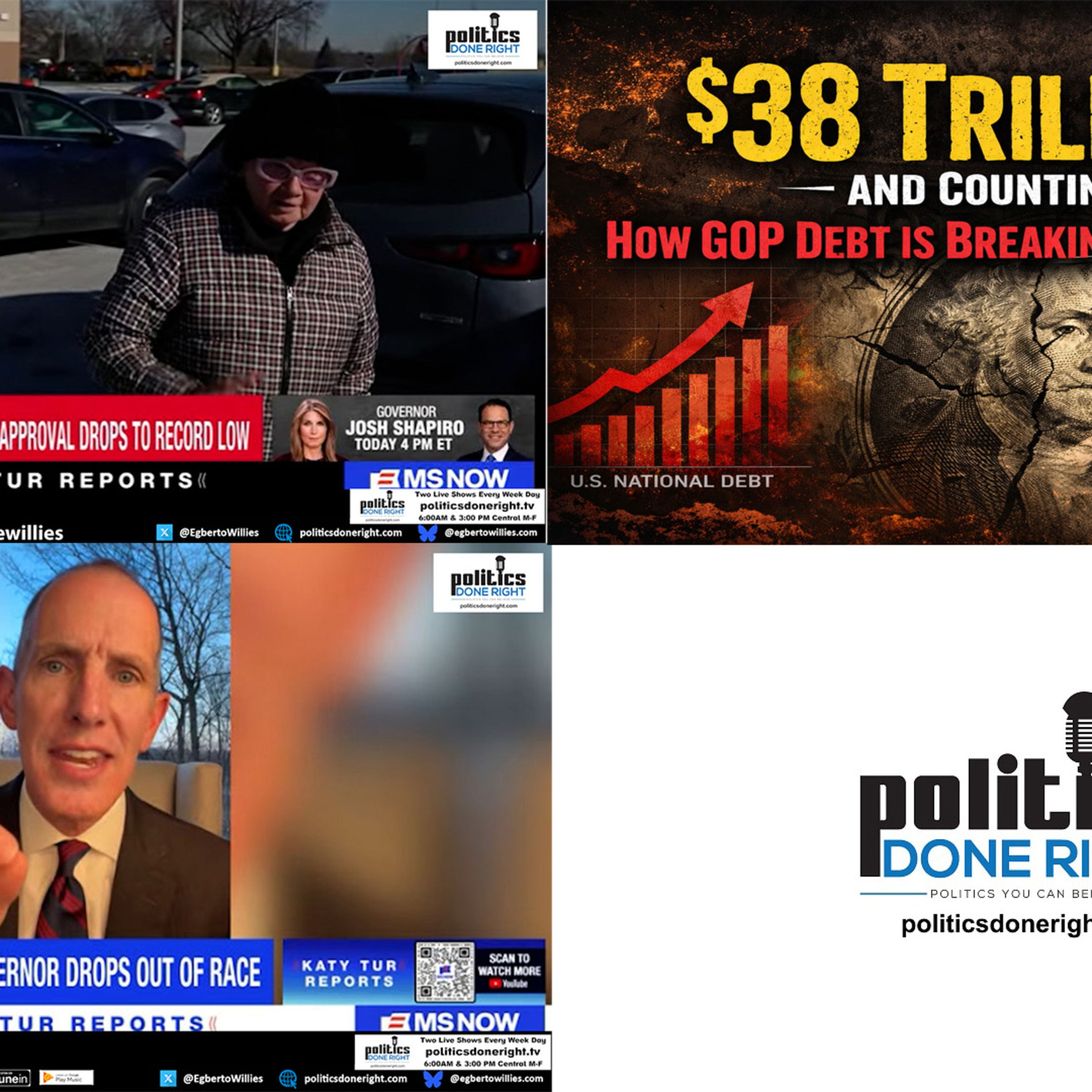 GOP Debt Disaster and Minneapolis ICE Shooting Backlash, Federal Enforcement Sparks Candidate Exit