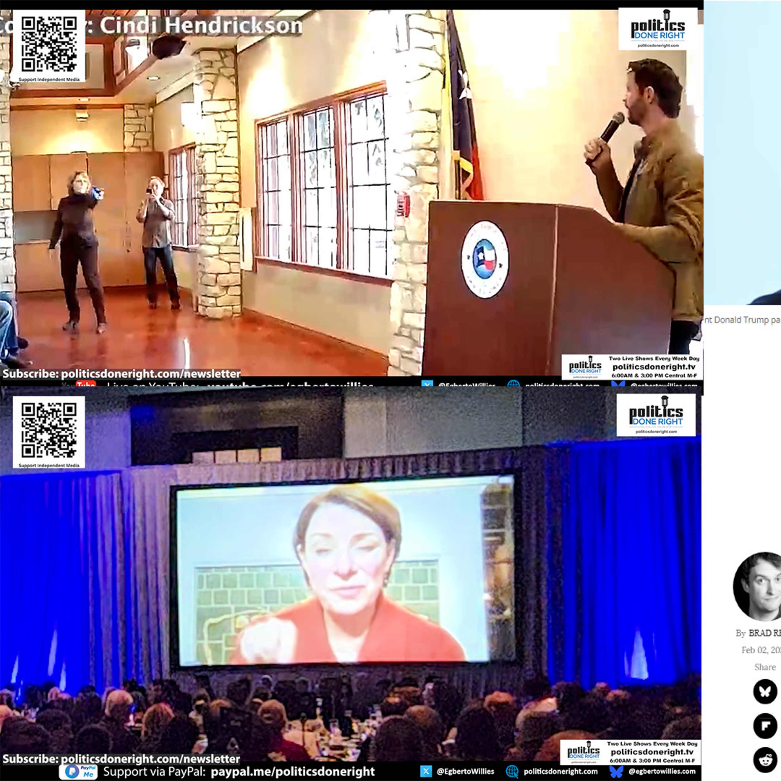 Town Hall Revolt Against Crenshaw on Immigration and Venezuela, Klobuchar: Trump Crackdown Backfires