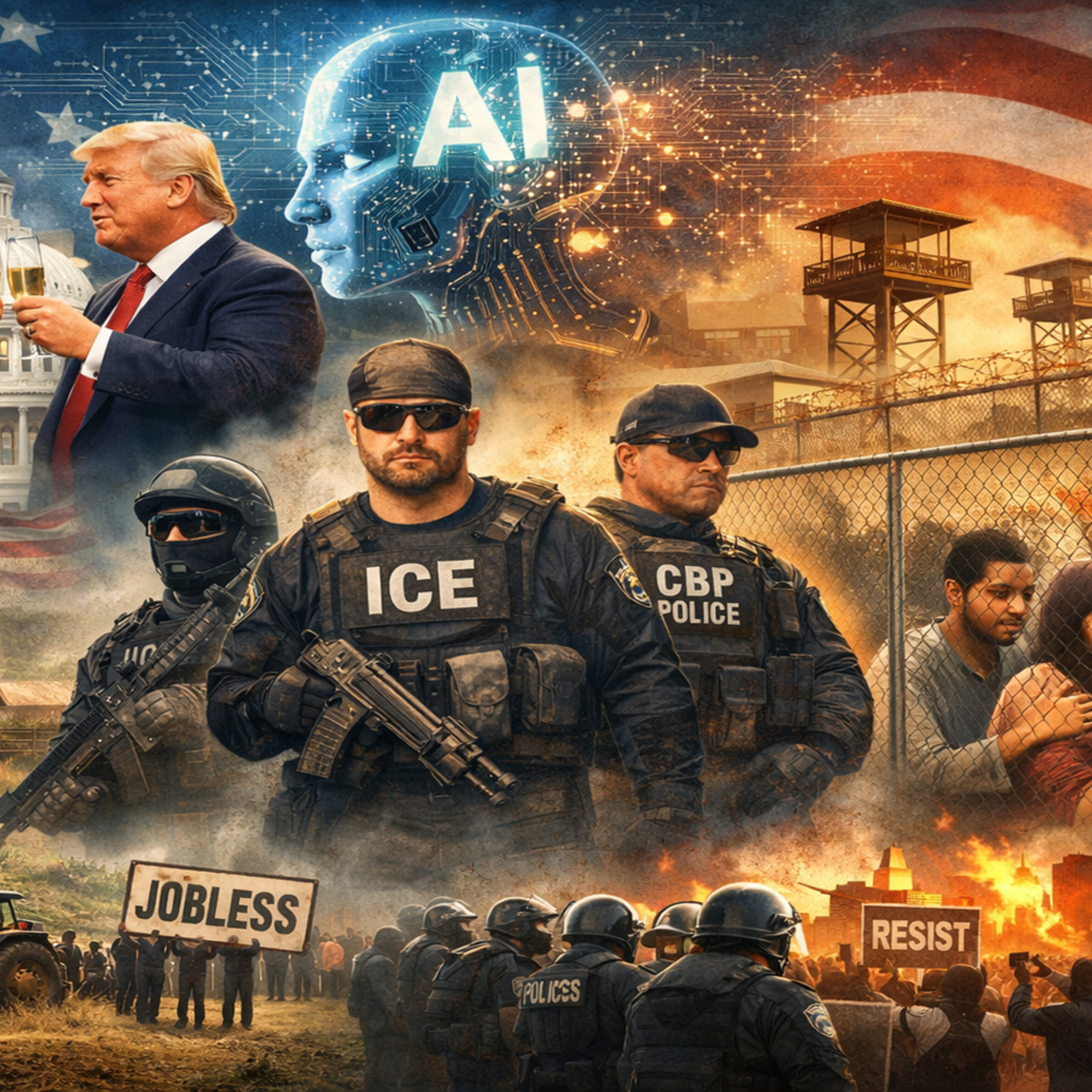 The Upcoming American Holocaust: Connecting Billionaires, AI, ICE & Trump's Concentration Camps