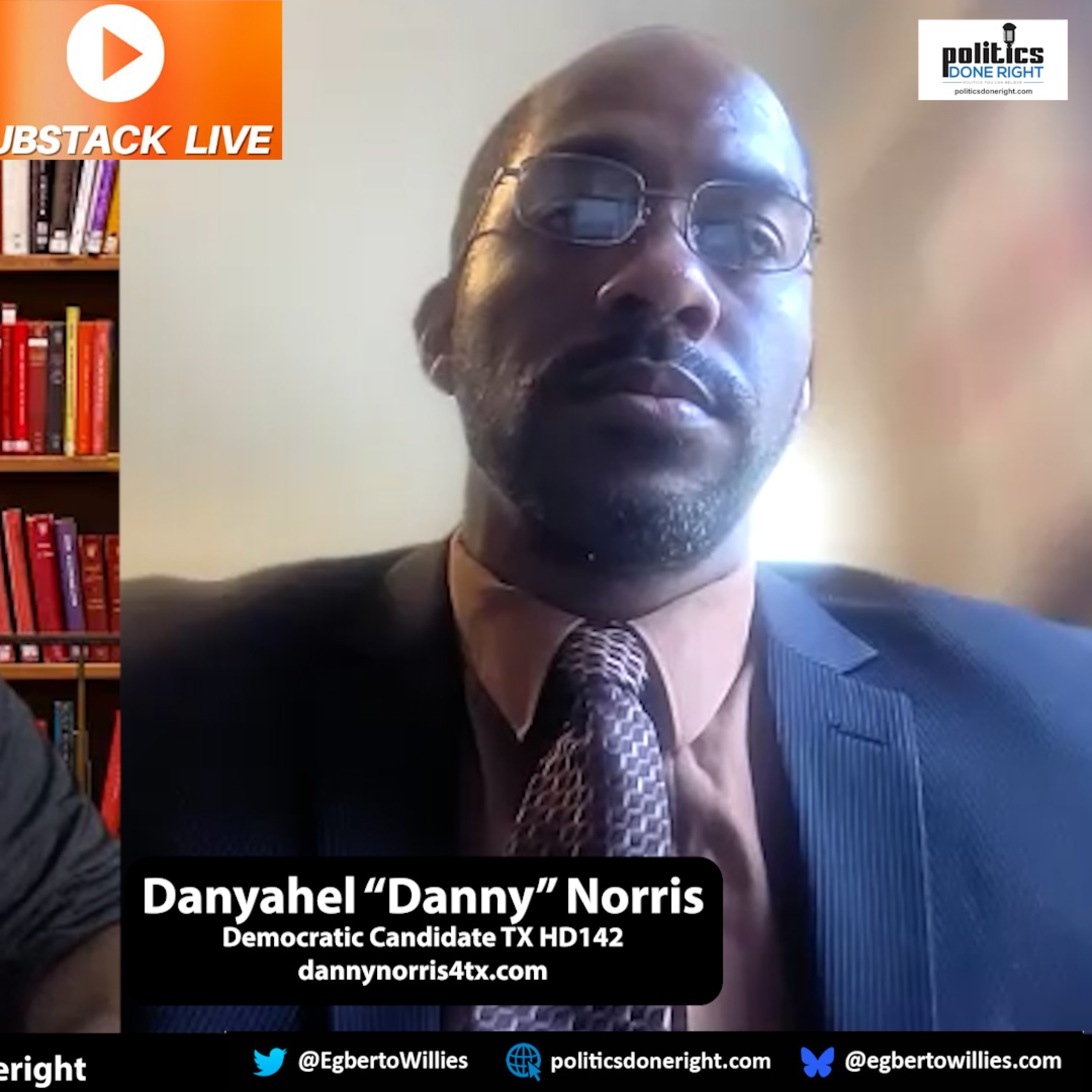 Danny Norris Challenges 42-Year Incumbent in TX HD 142 With Bold Progressive Vision