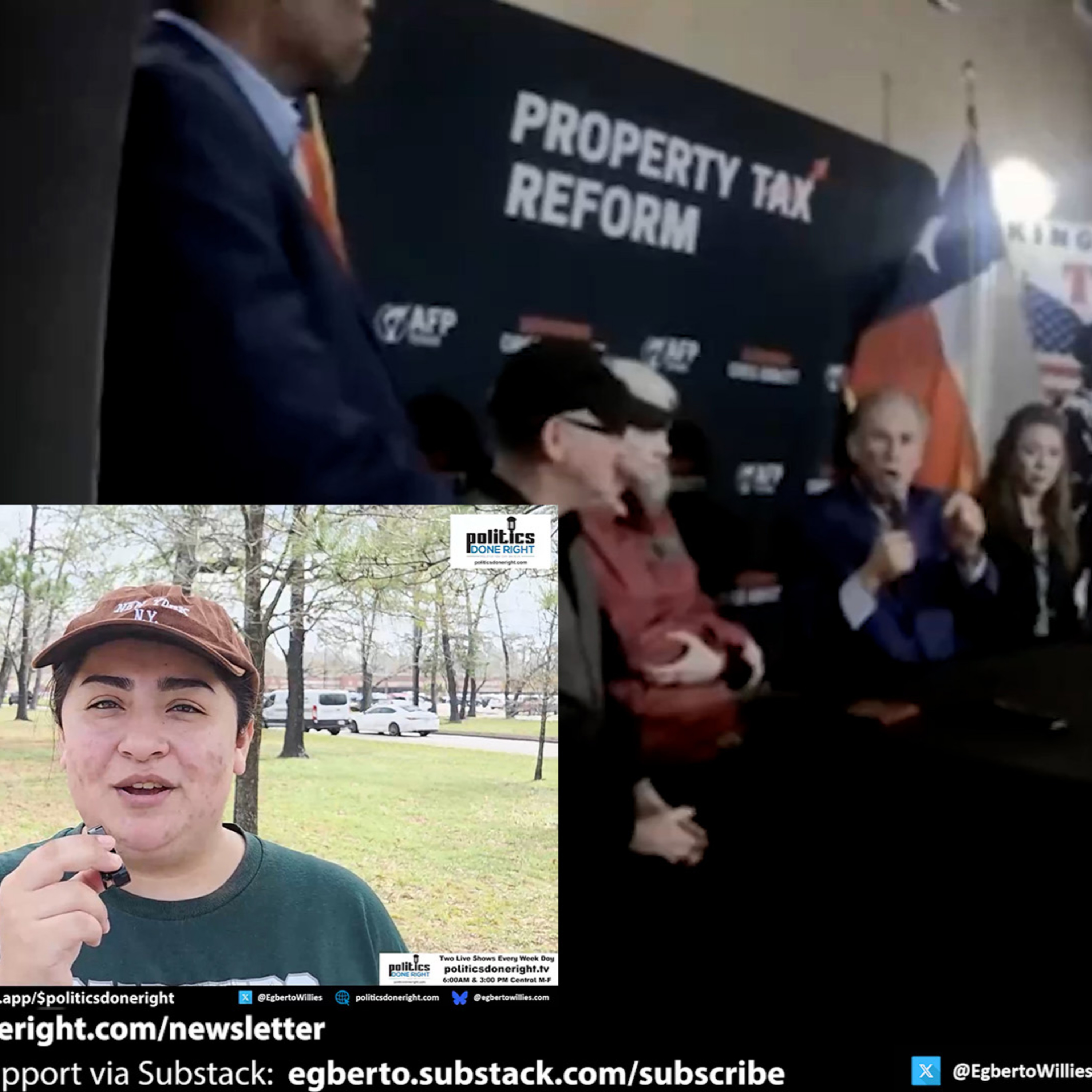 Kingwood Activist Confronts Texas Governor With Immigrant Facts