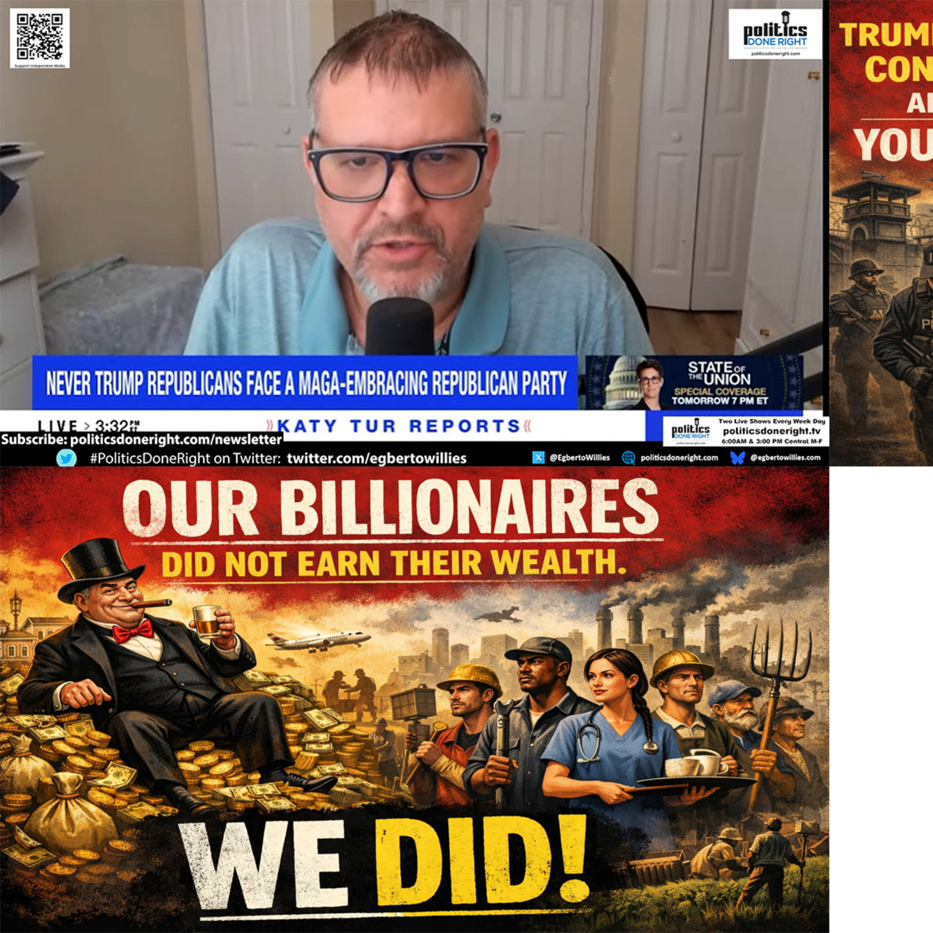 Secret Police, MAGA Takeover Confession & The Truth About Billionaire Wealth