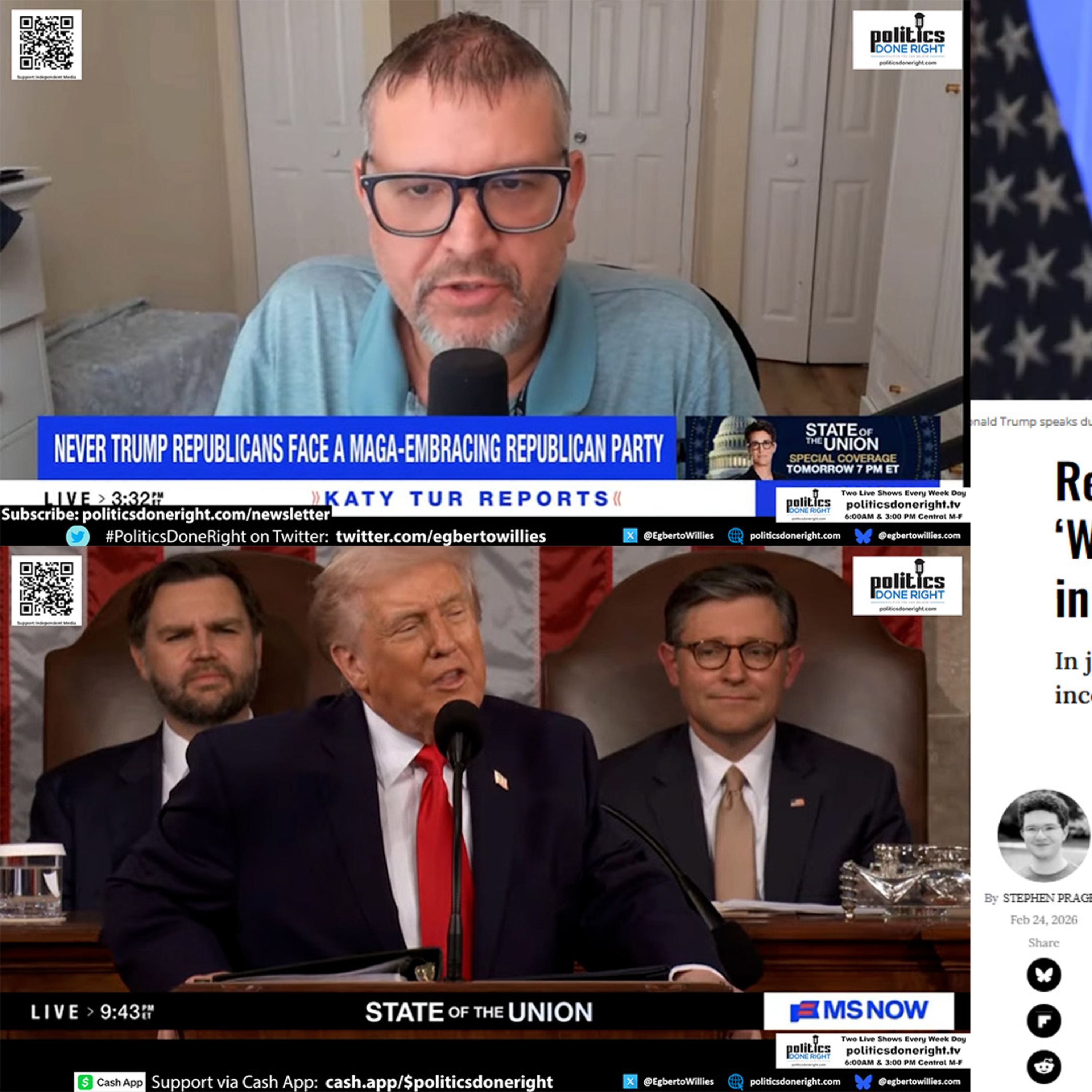 State of the Union Shock: Tariff Tax Shift, MAGA GOP Victory, Rising Inequality