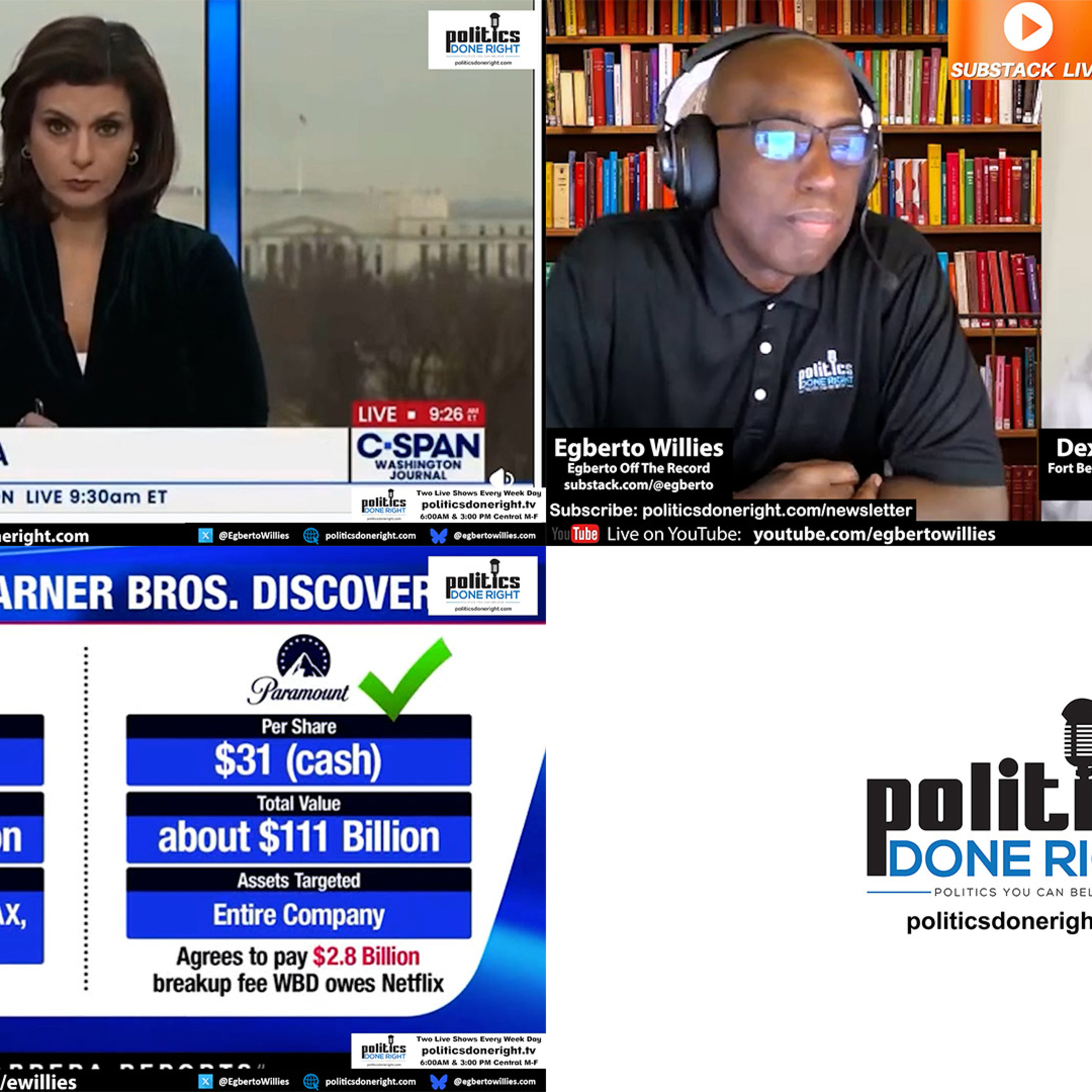 Paramount’s Media Power Grab, SNAP Cuts Starve Senior & McCoy’s Vision for Fort Bend