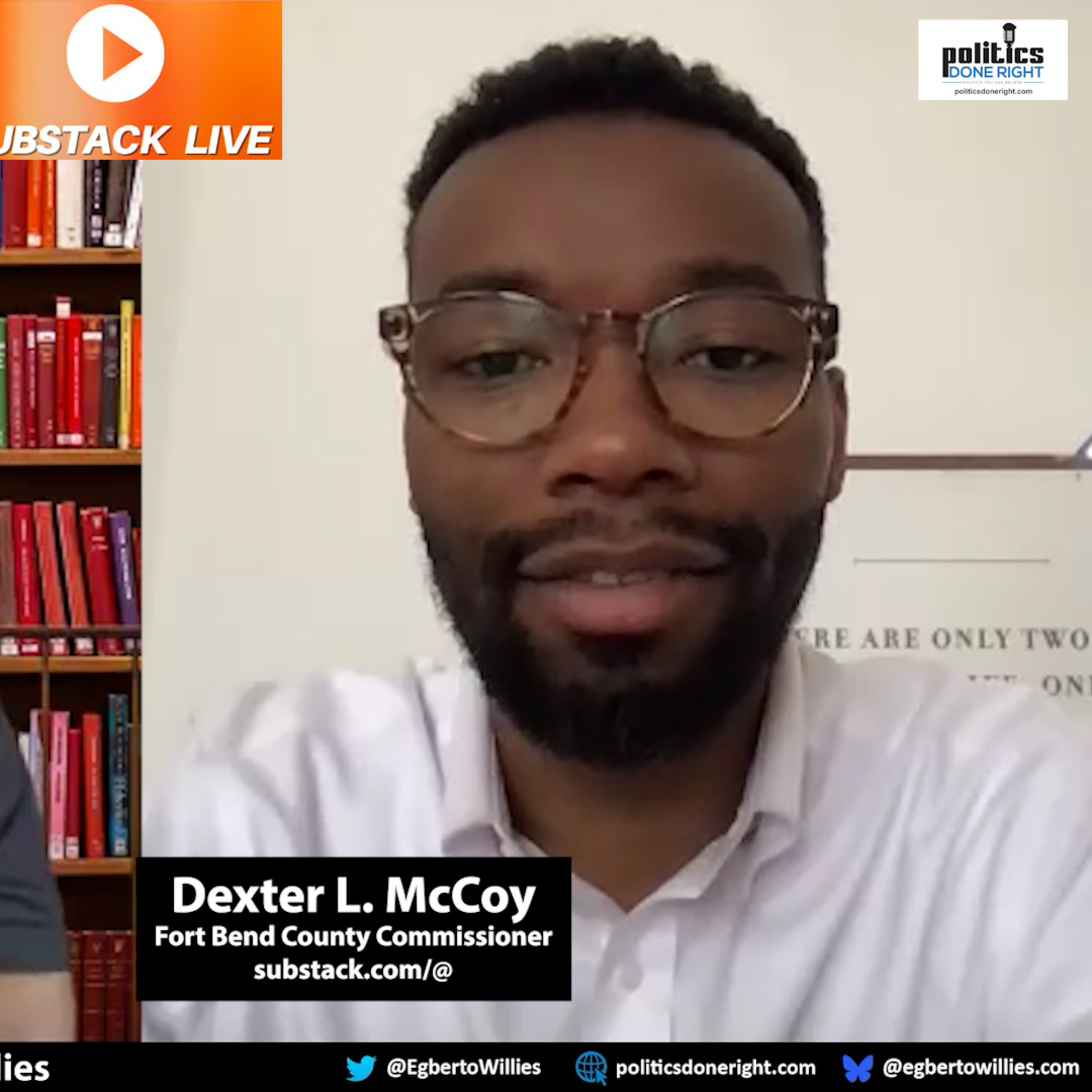 Dexter McCoy Makes His Case for Fort Bend County Judge