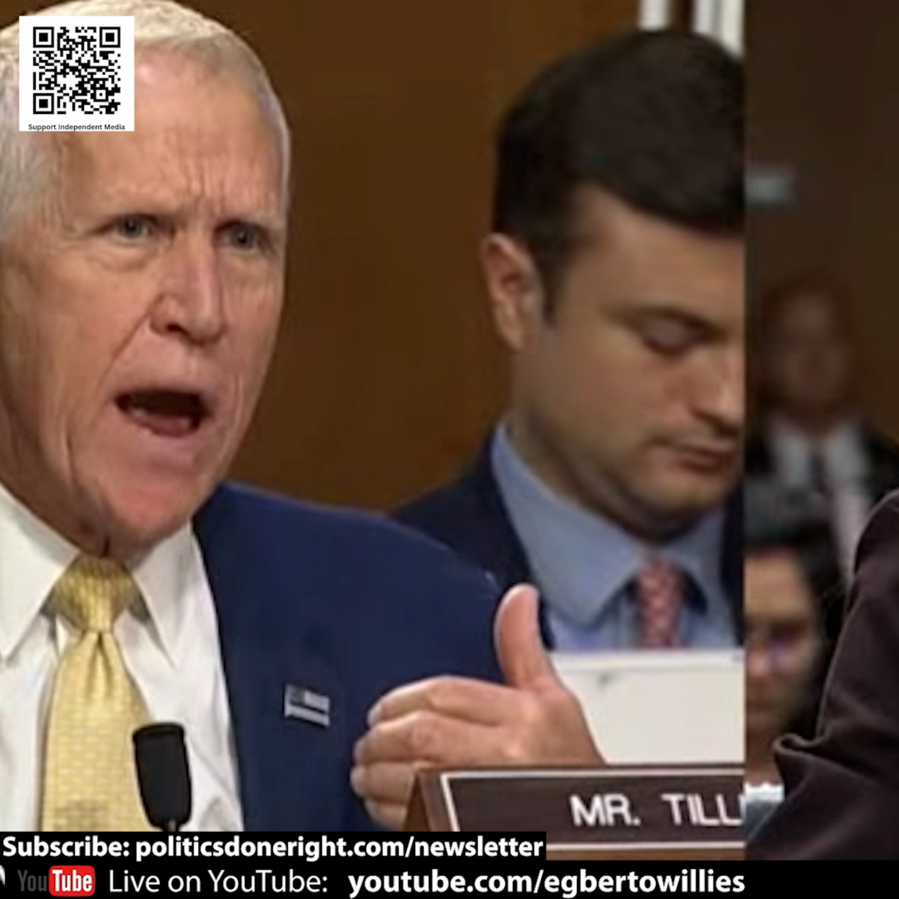 GOP Senator Tillis Blasts Kristi Noem’s DHS Leadership in Fiery Hearing