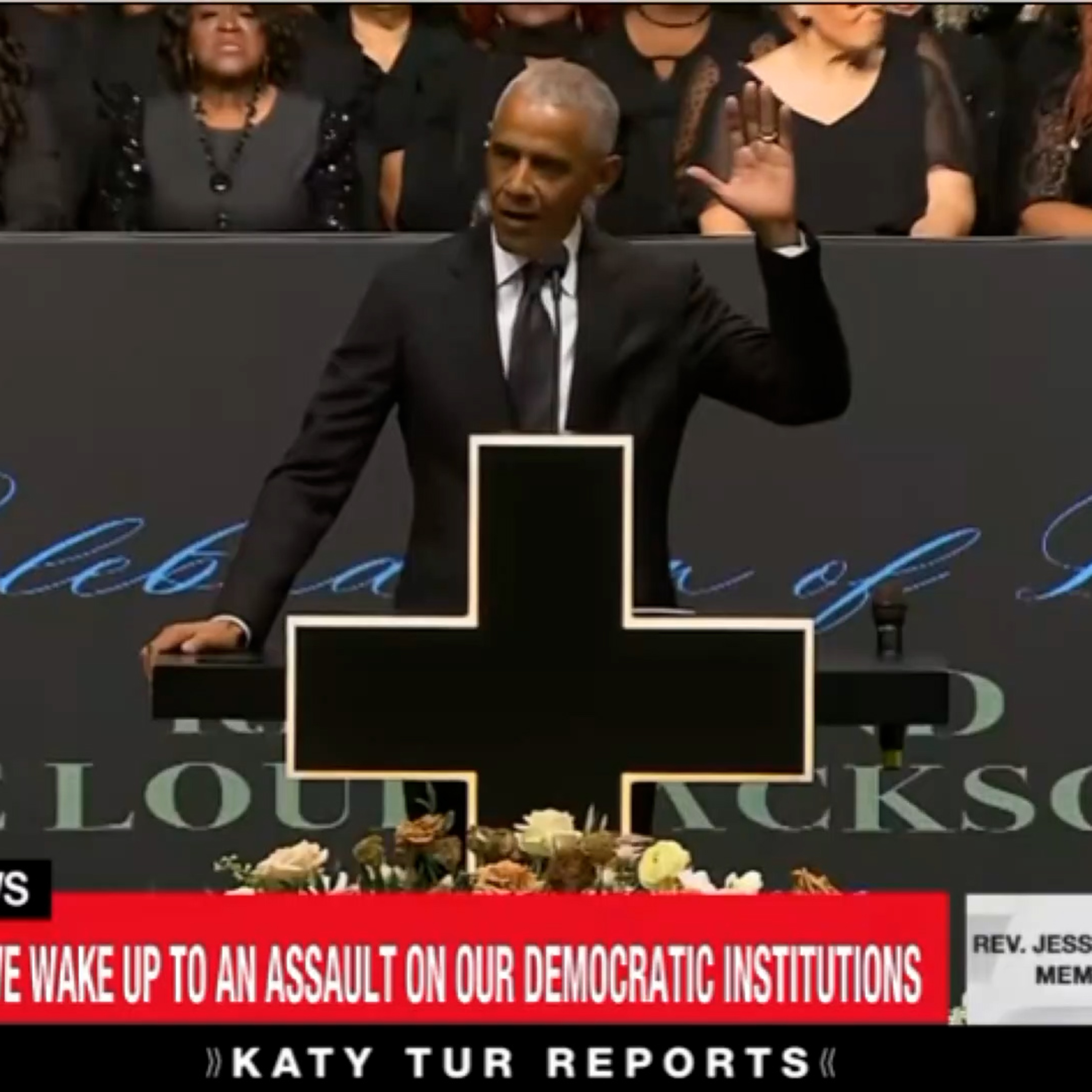 At Jesse Jackson’s Funeral, Obama Condemns Trump’s Politics of Fear and Division