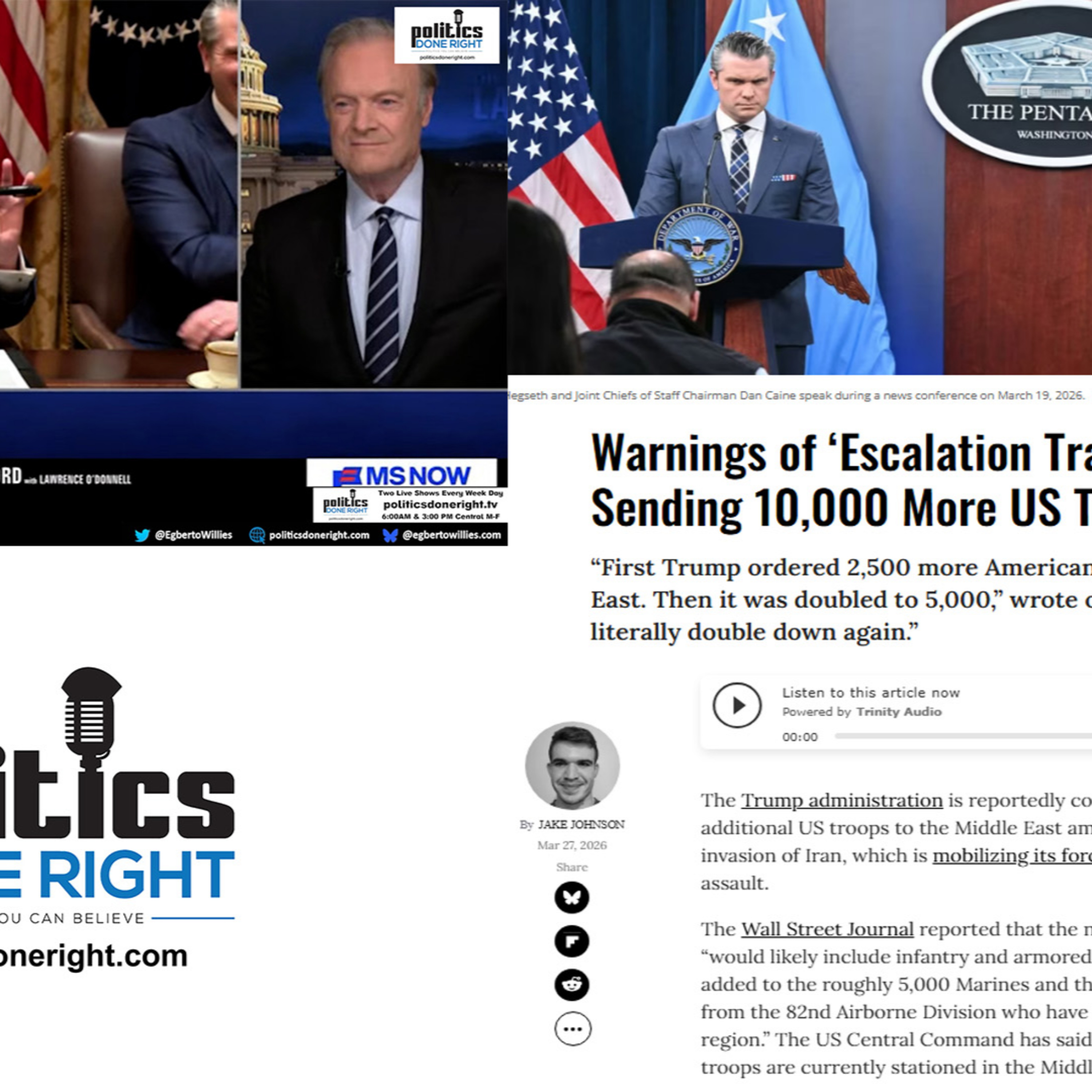 Trump’s Sharpie Lie, War Escalation, and Family Truths Expose Power and Privilege Crisis
