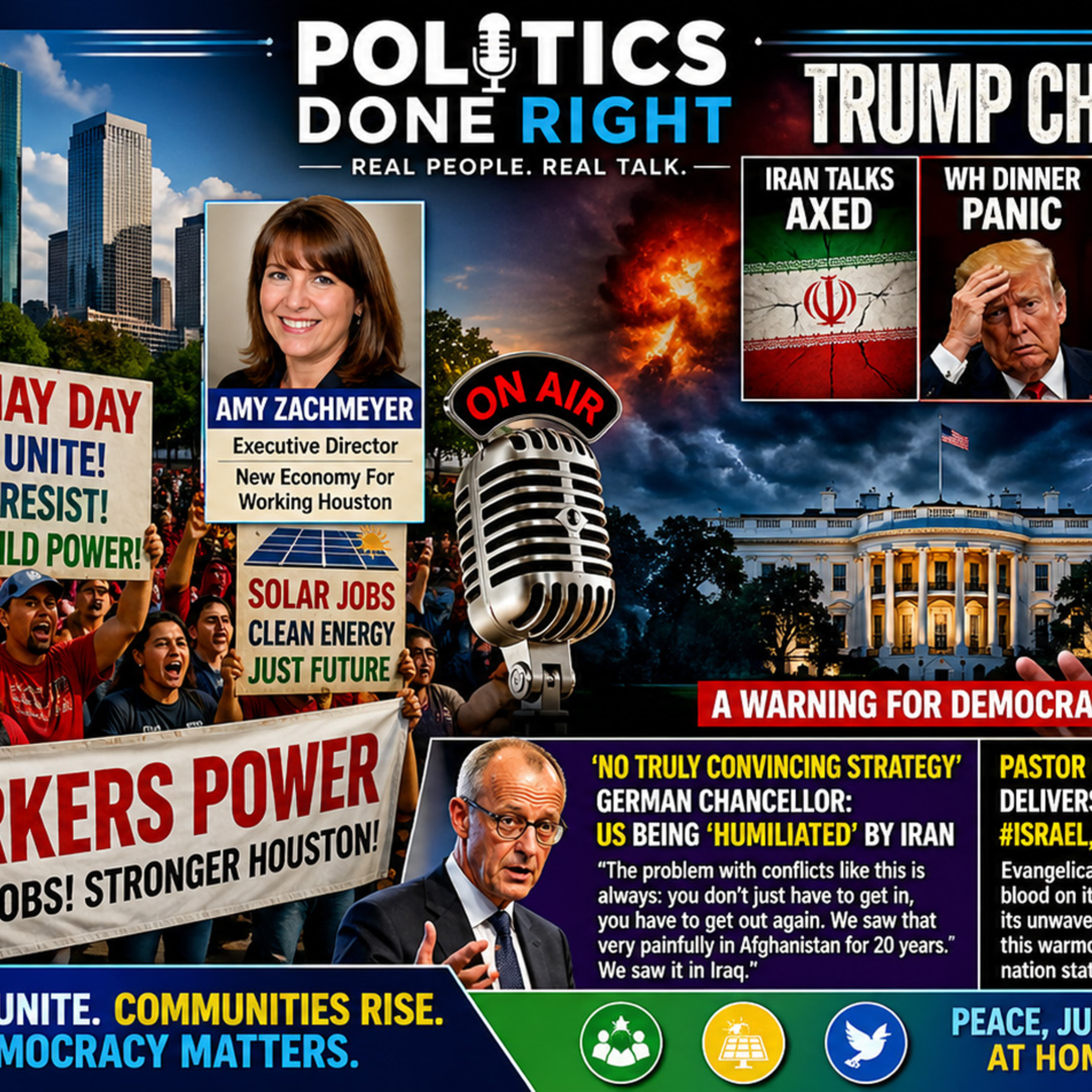 May Day Houston Momentum as Trump Disorder and Iran Debacle Rock Washington