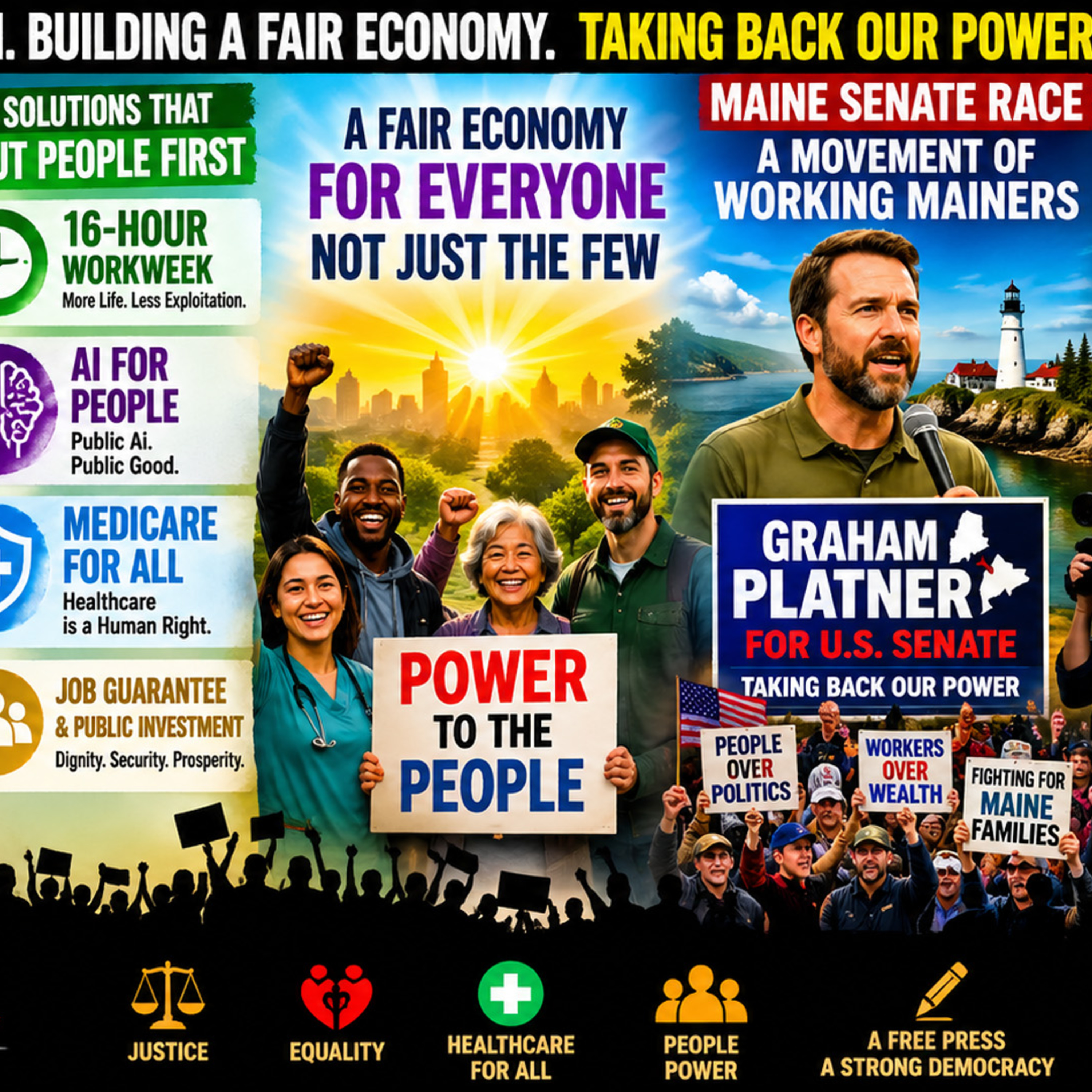 16-Hour Workweek, Public AI, Medicare for All & Press Freedom Crisis Rock U.S. Politics
