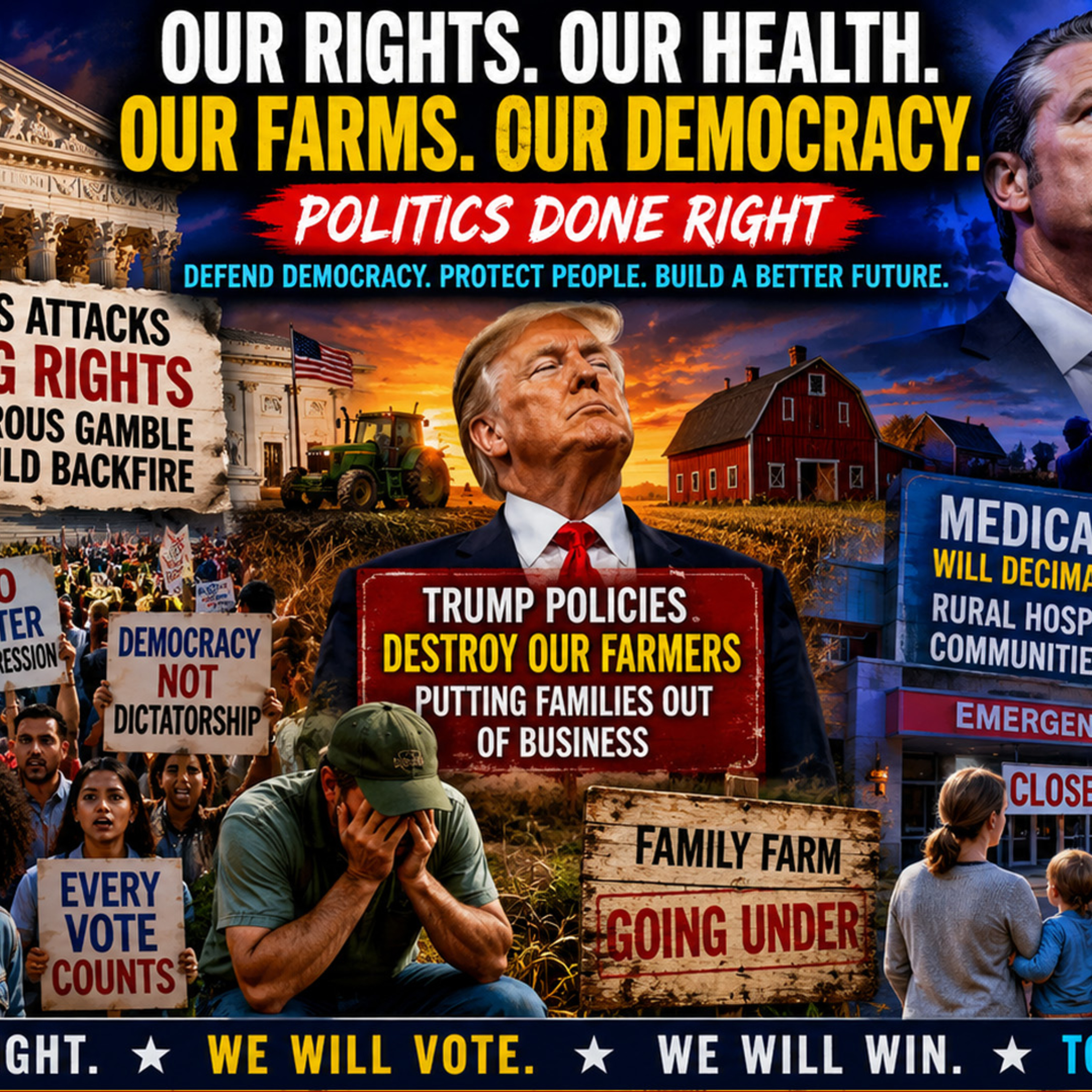 SCOTUS Voting Rights Attack, Medicaid Cuts & Trump Farmer Betrayal Shake America Hard