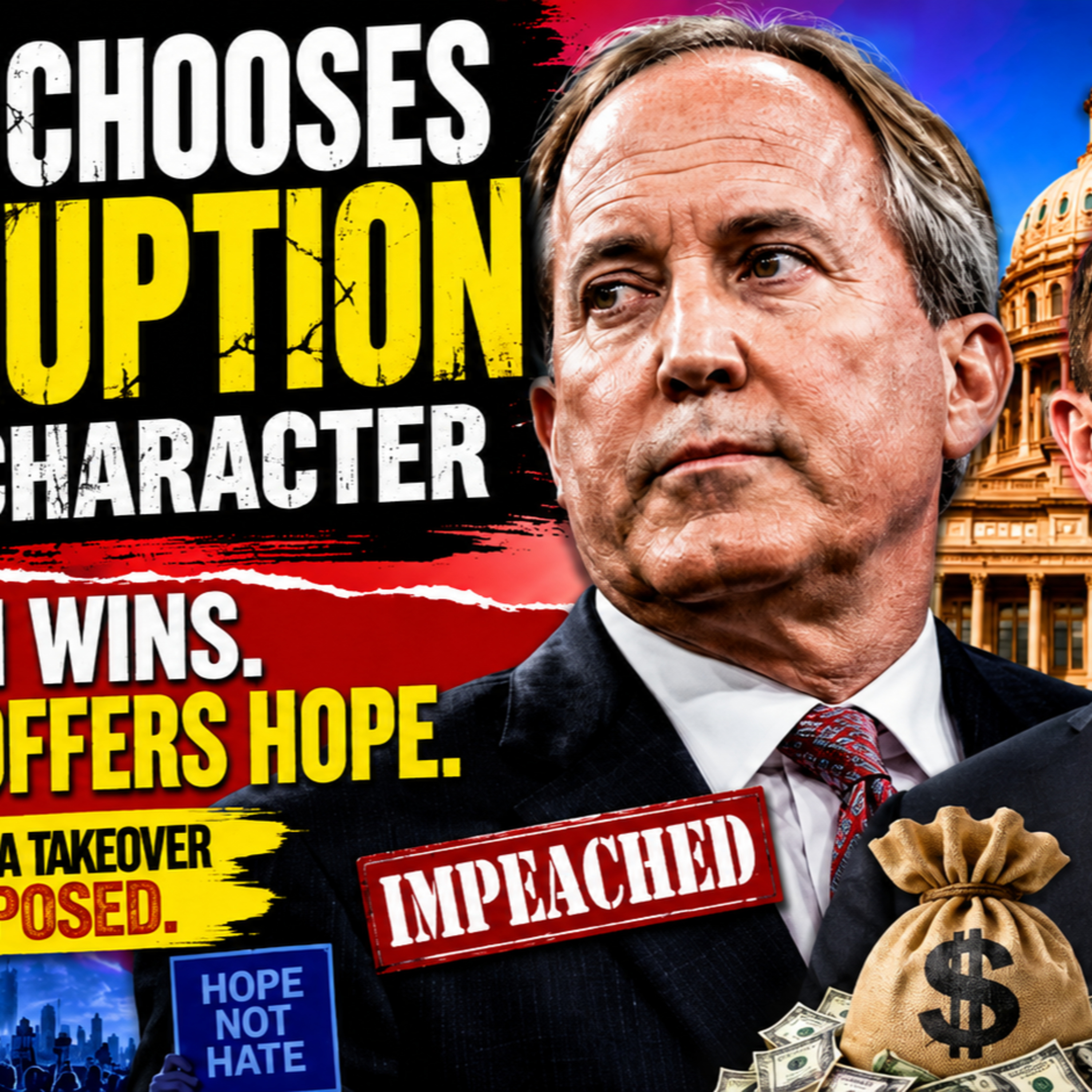 Paxton Crushes Cornyn as MAGA Chooses Scandal Over Texas Moral Values