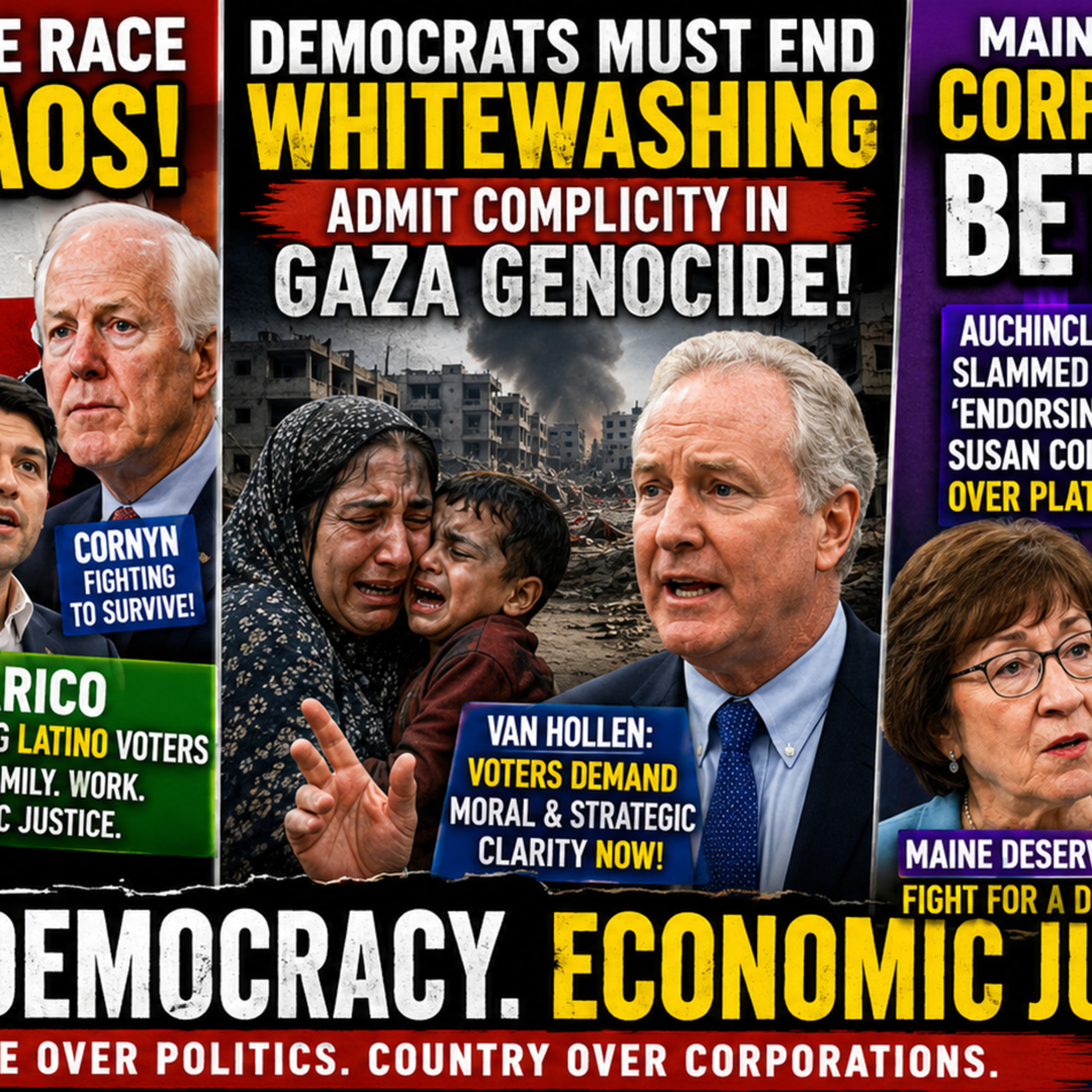 Paxton, Cornyn, Talarico, Gaza, and Maine Reveal a Party System in Crisis