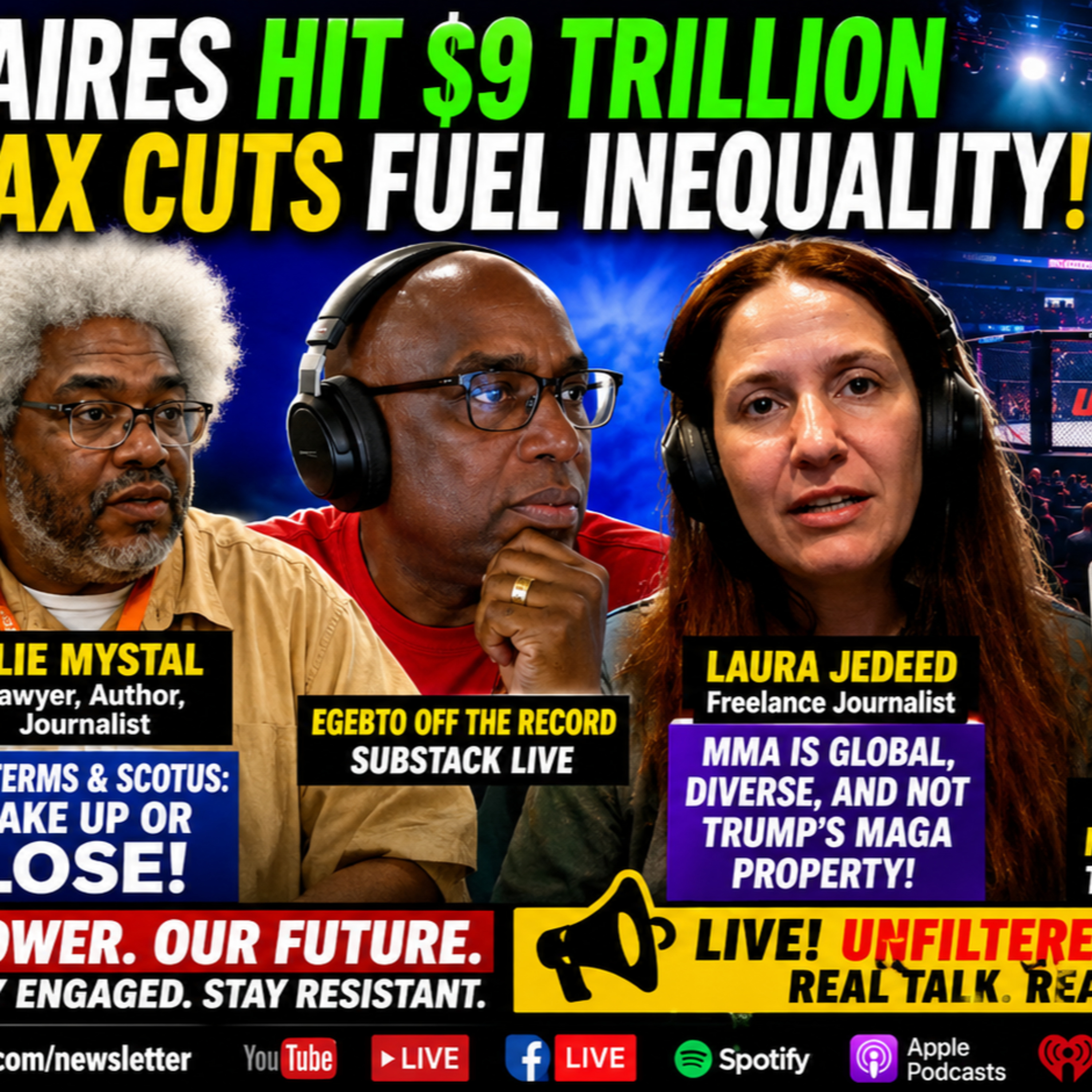 Elie Mystal Warns Democrats as Trump Uses UFC, Billionaires Cash In, and Seniors Face Cuts