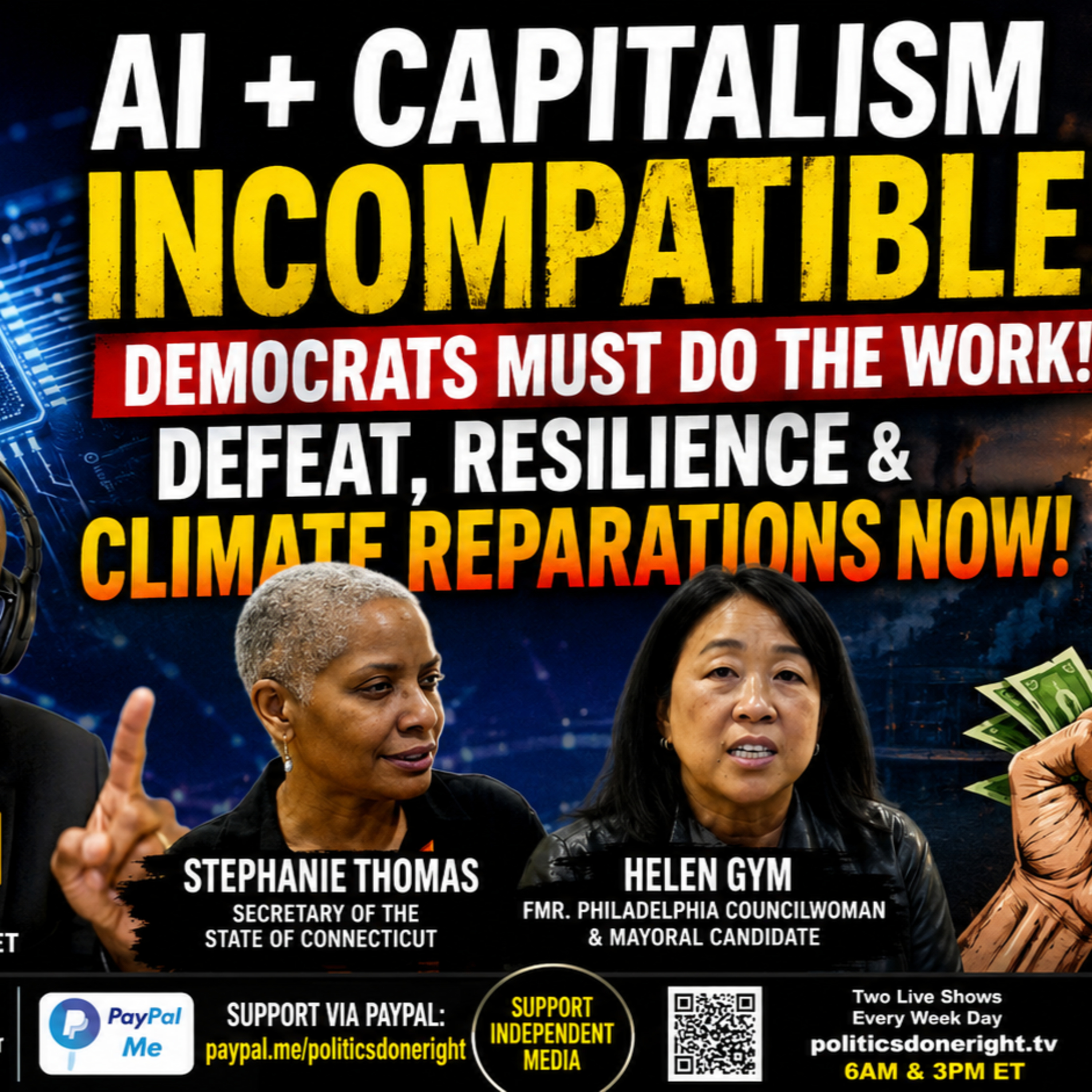 AI Incompatible with Capitalism As Thomas, Gym, And Climate Justice Expose Corporate Power episode artwork