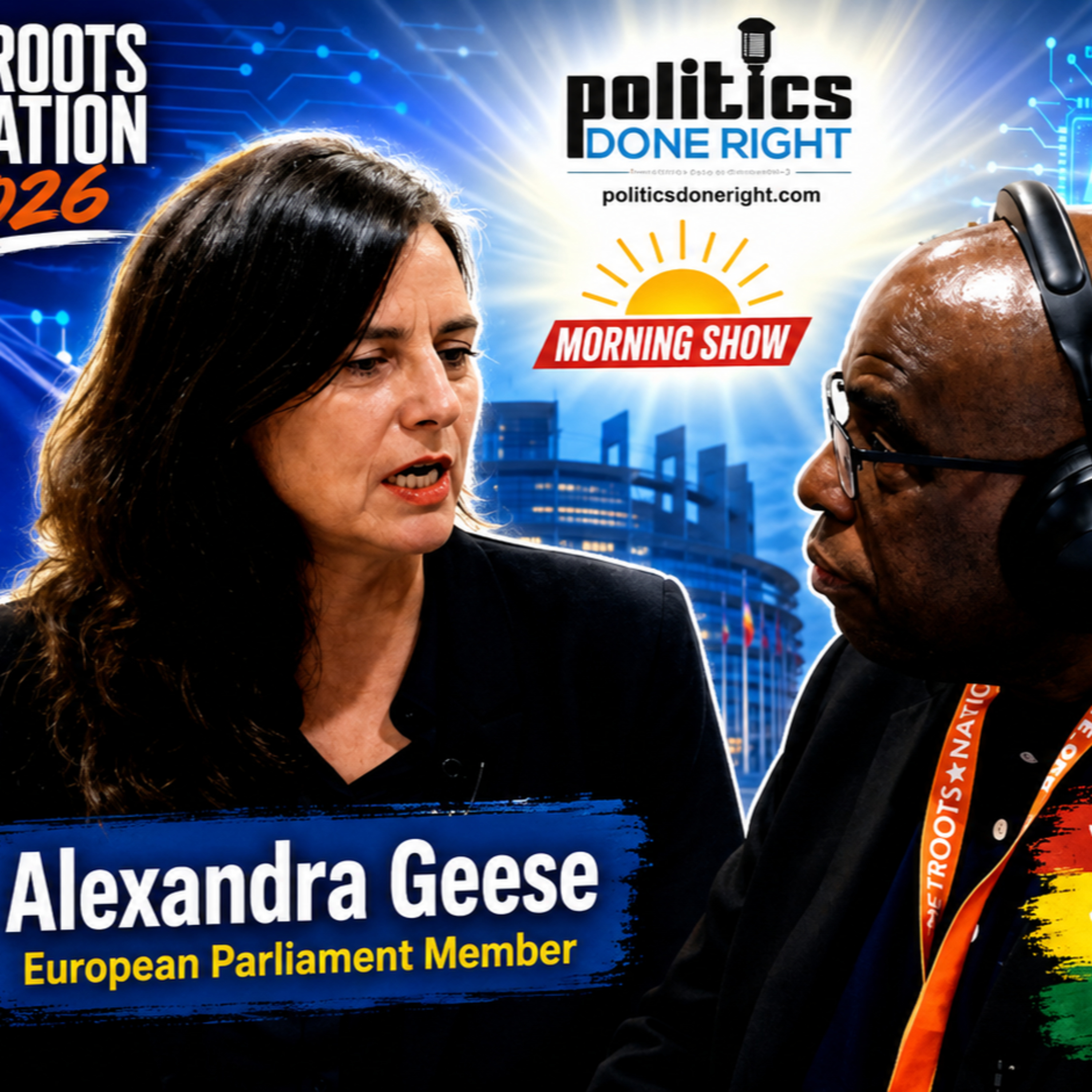 Alexandra Geese On EU AI Healthcare, Sanders Targets Big Tech, Bolivia Revolts episode artwork