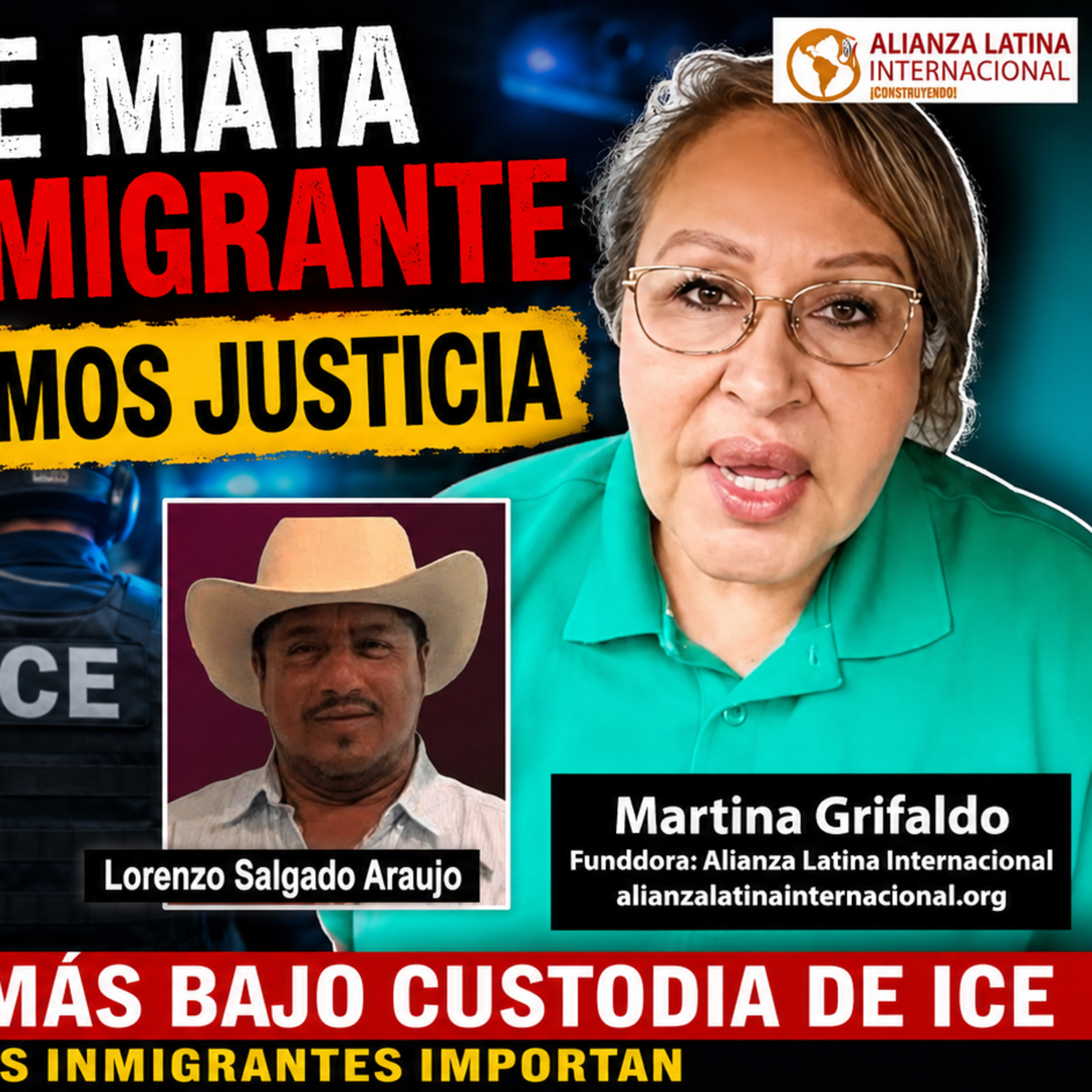 ICE Mata A Lorenzo Salgado Araujo Y Houston Exige Justicia Para Su Familia