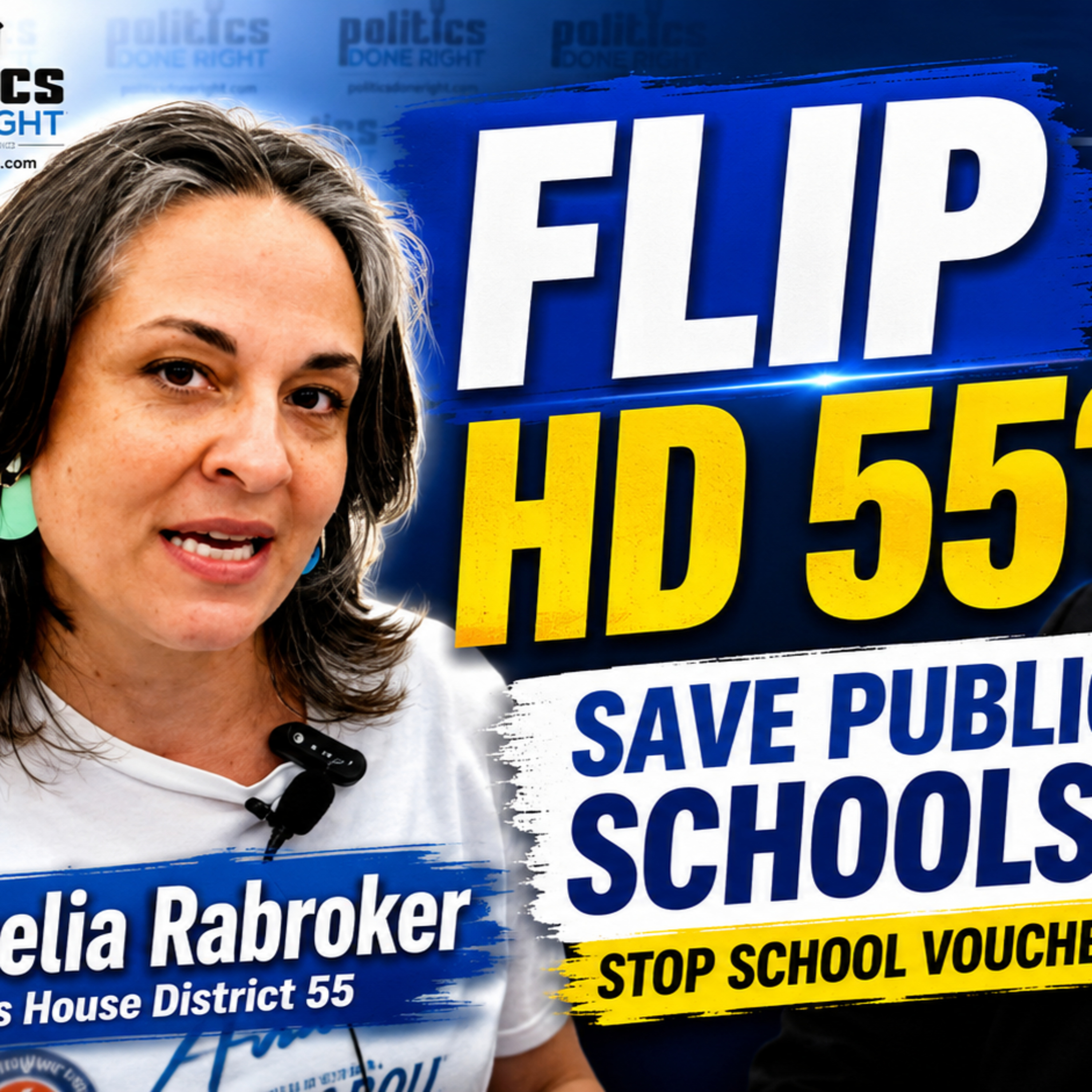Amelia Rabroker Takes On Abbott’s Voucher Machine in Texas House District 55