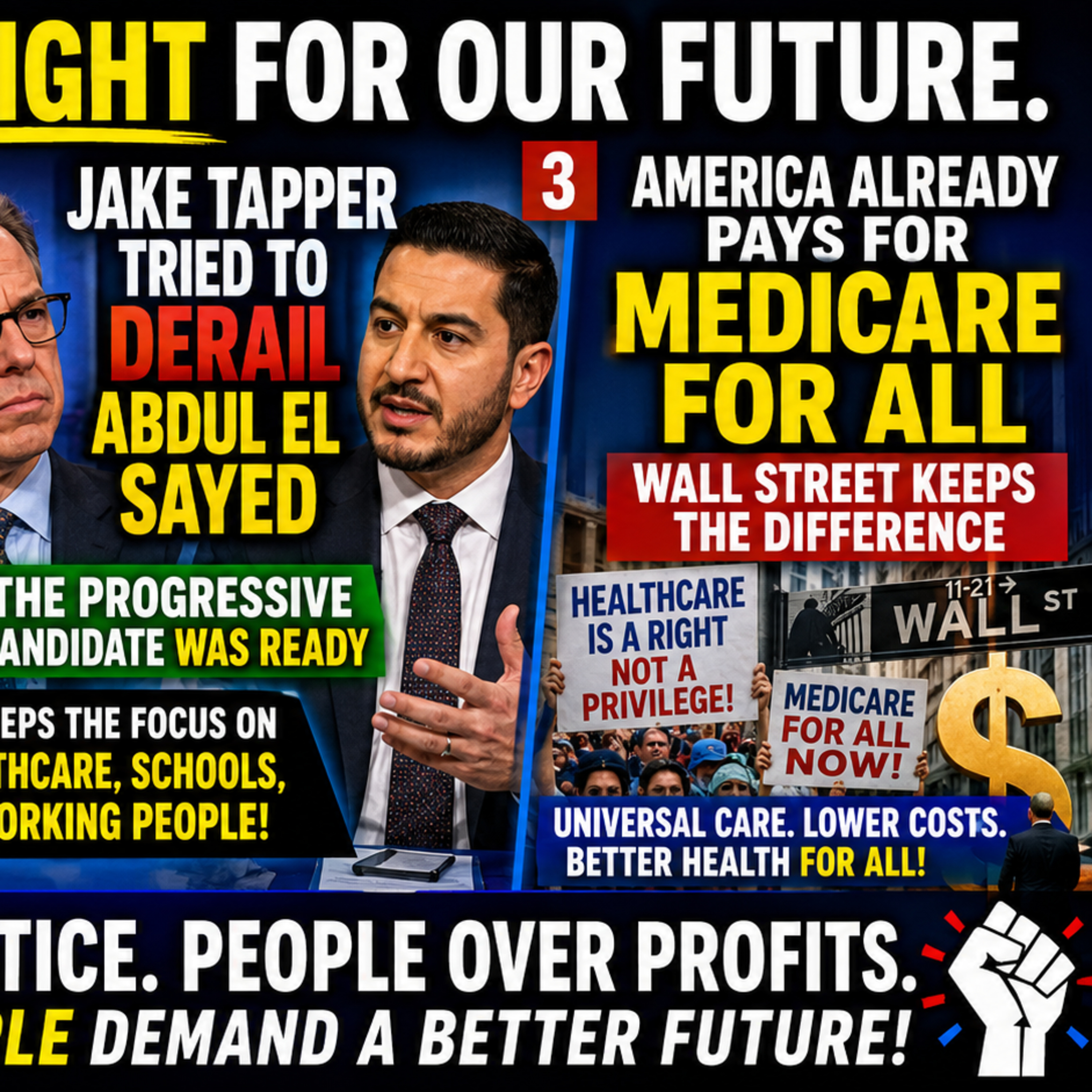 Trump Widens Iran War as El-Sayed Schools Tapper and Medicare for All Exposes the Scam