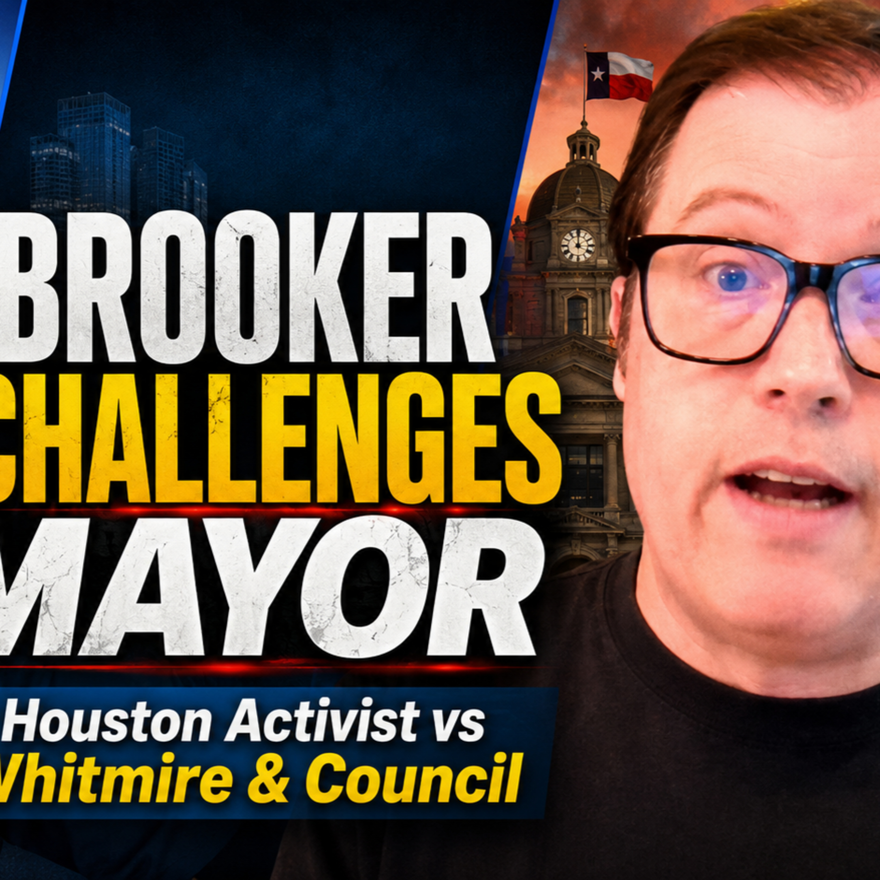 Bill Brooker Confronts Mayor Whitmire Over ICE, HPD and Houston’s Political Power