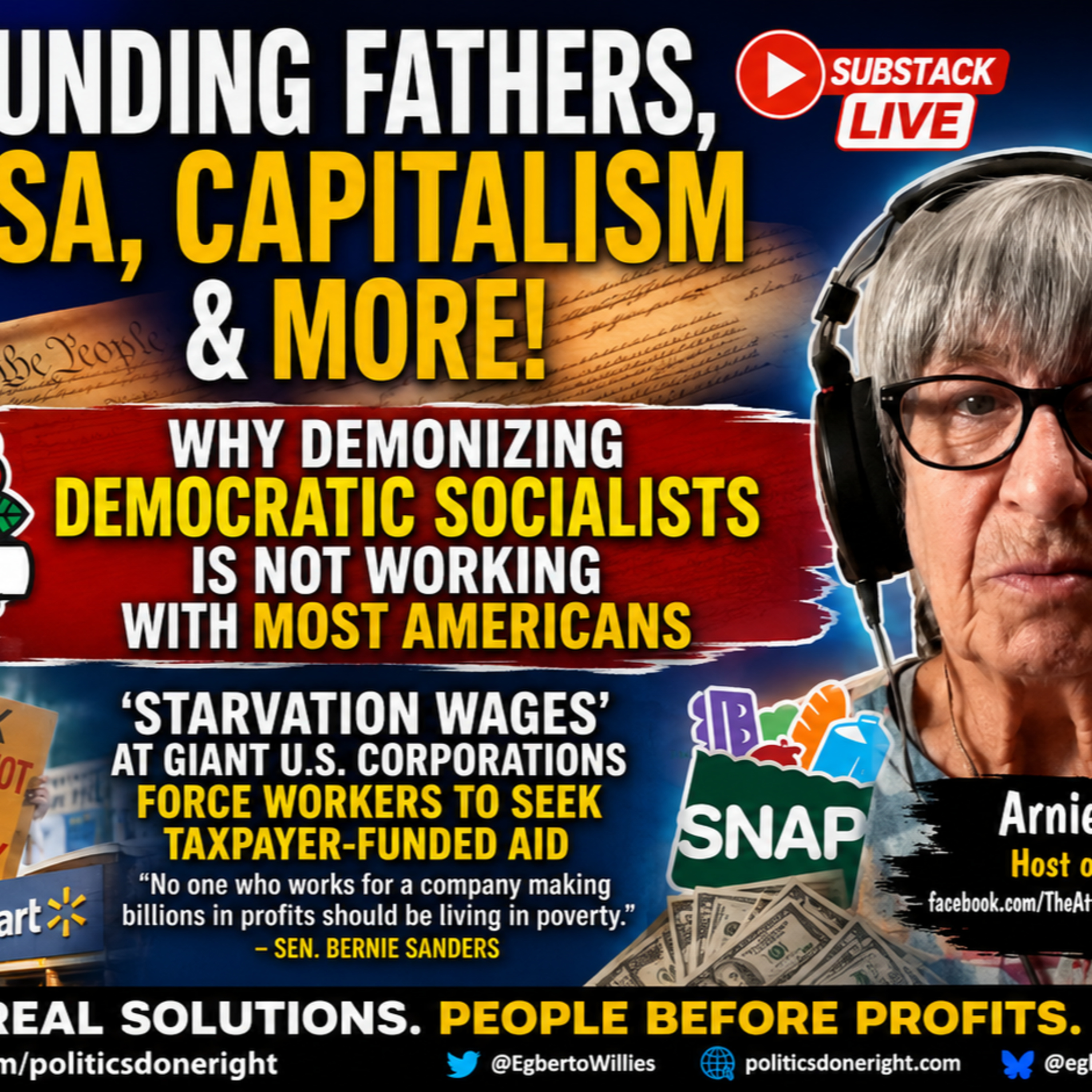 Arnie Arnesen Exposes Capitalism: DSA Smears, Founders and Taxpayer-Subsidized Wages