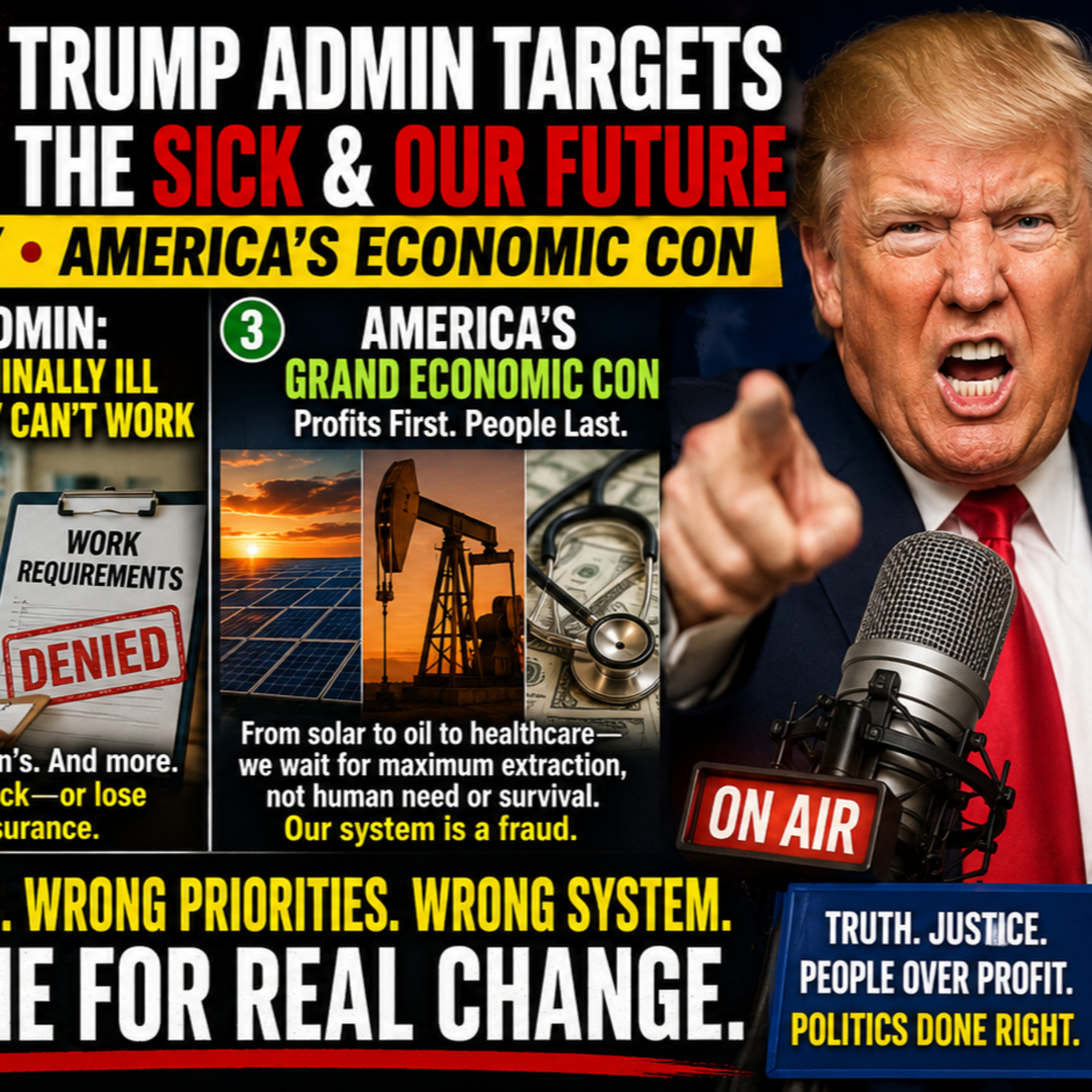 AI Map Humiliation, Sick Patients Punished, and the Economic Con Draining America
