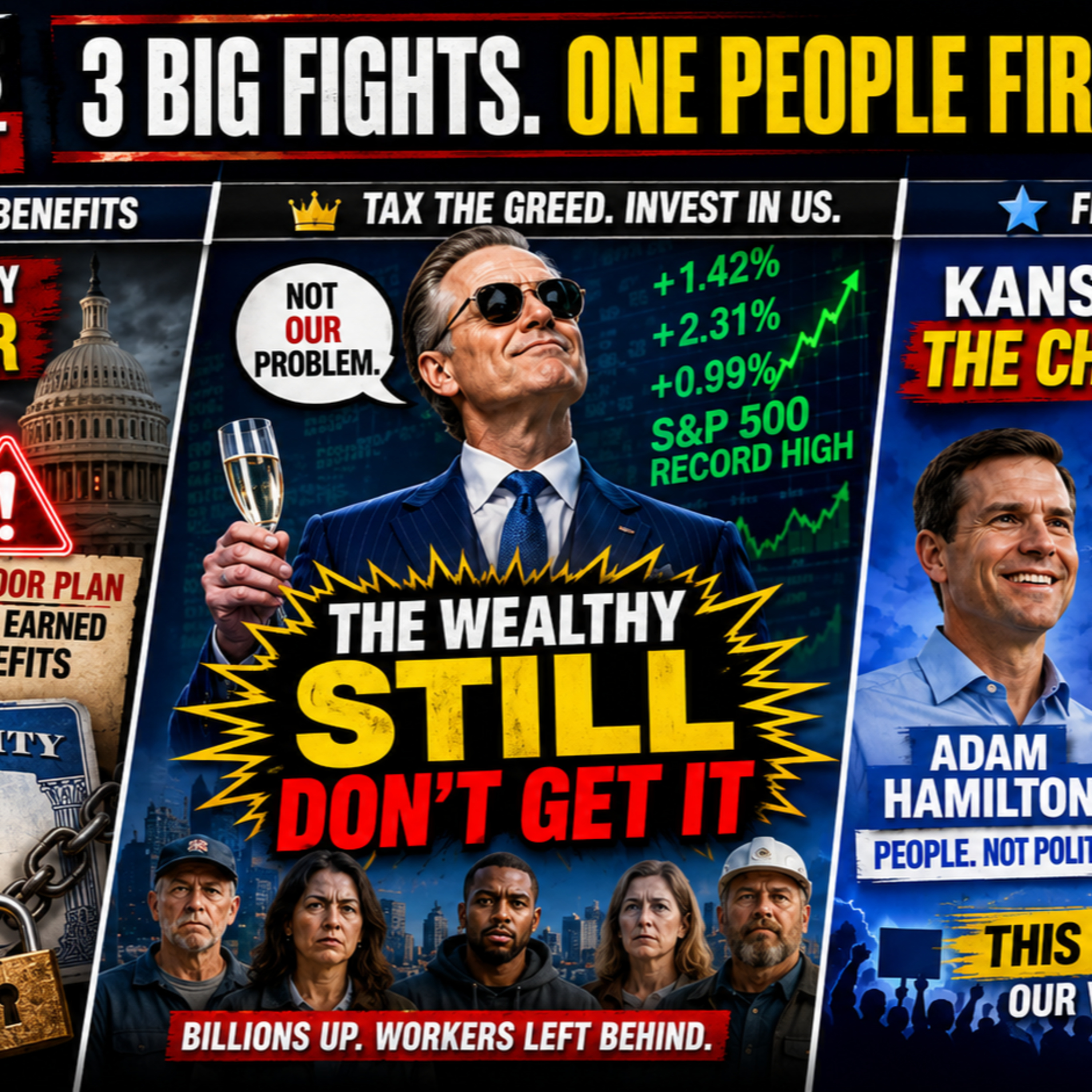 Protect Social Security, Confront the Investor Class, and Flip Kansas’ Senate Seat
