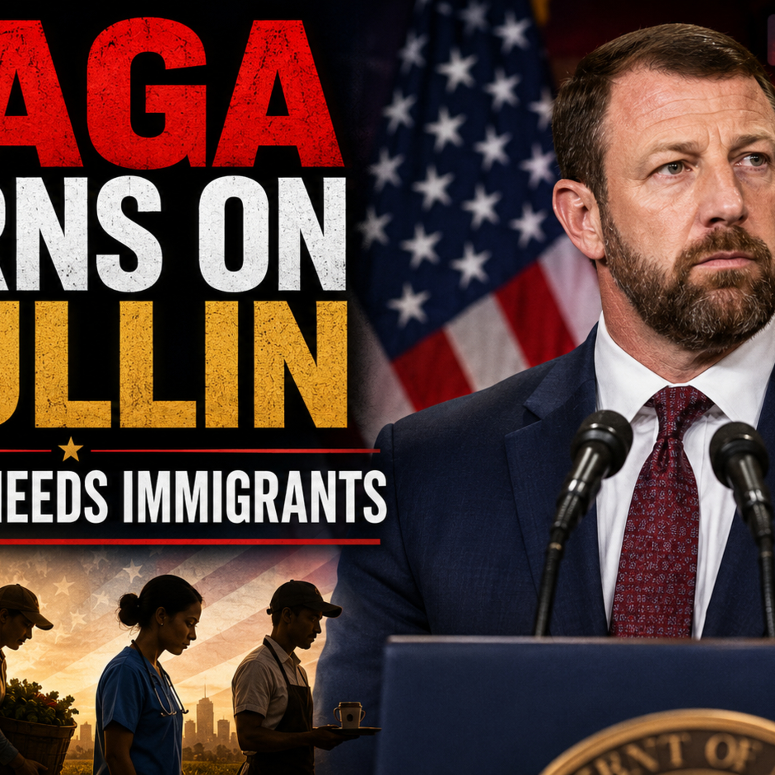 MAGA Turns on Mullin After He Admits America Needs Immigrant Workers