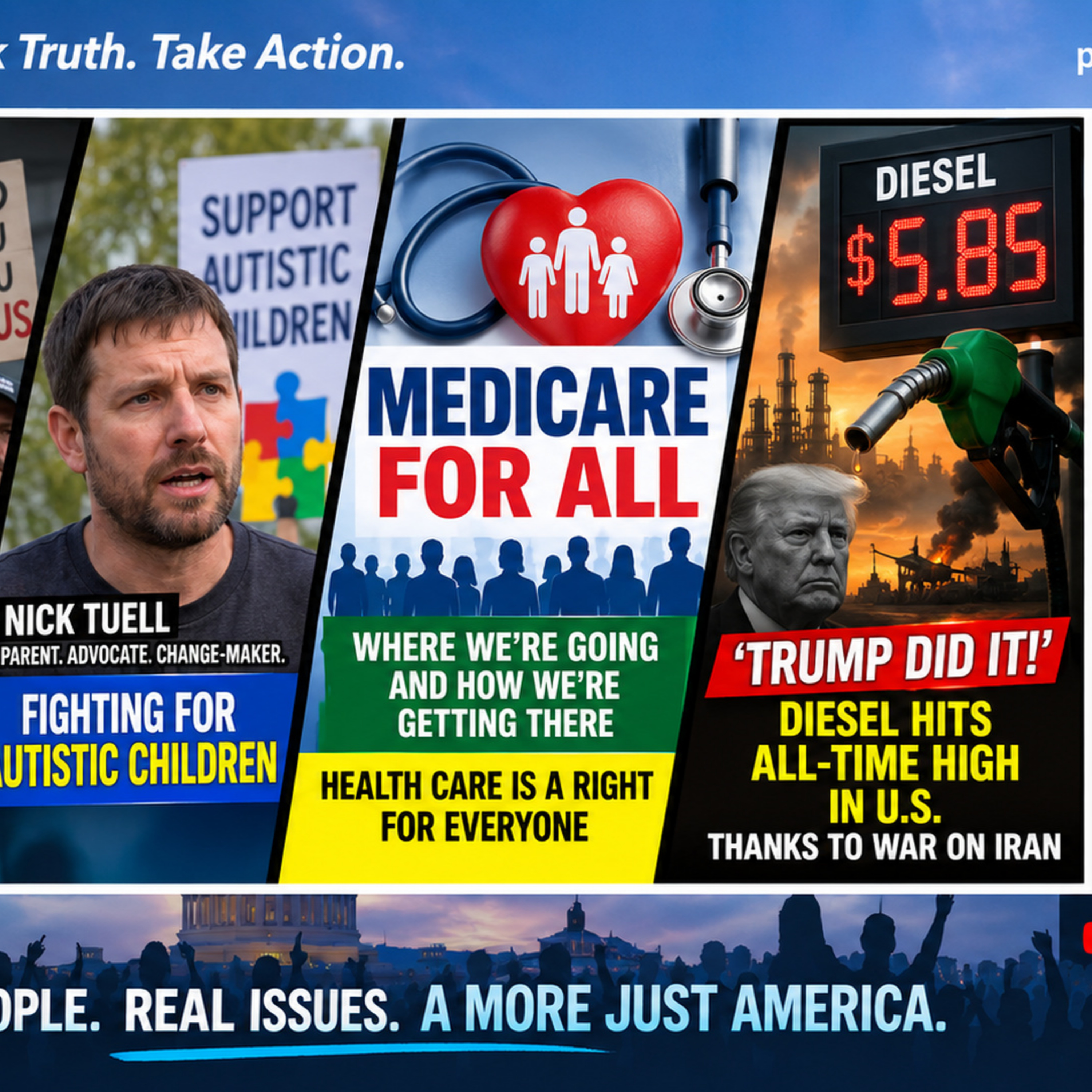 Trump Voter Regret, Autism Advocacy, Medicare for All and Record-High Diesel Prices