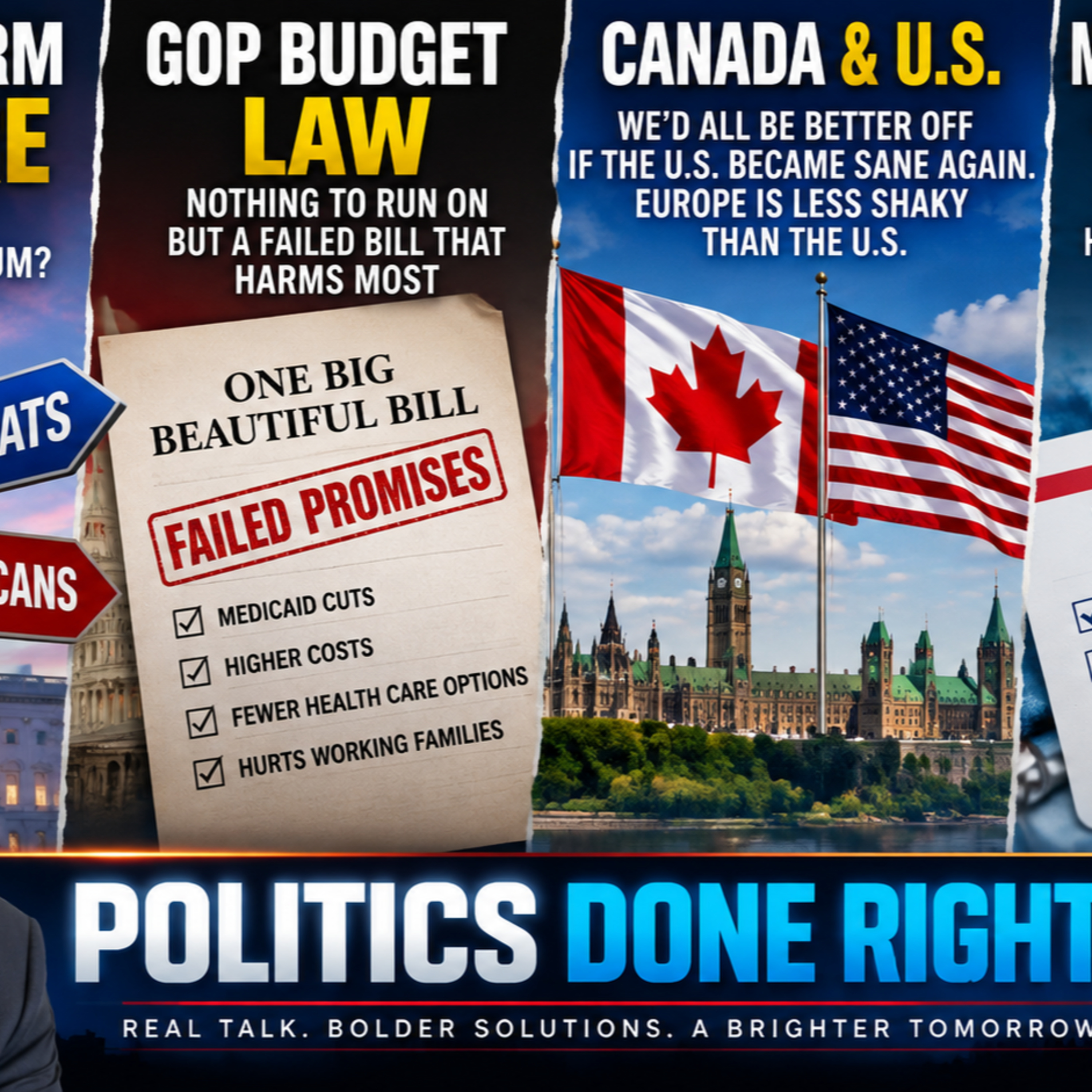Midterm Warning Signs for GOP, Budget-Law Fallout, Canada’s U.S. Concern & Medicare for All
