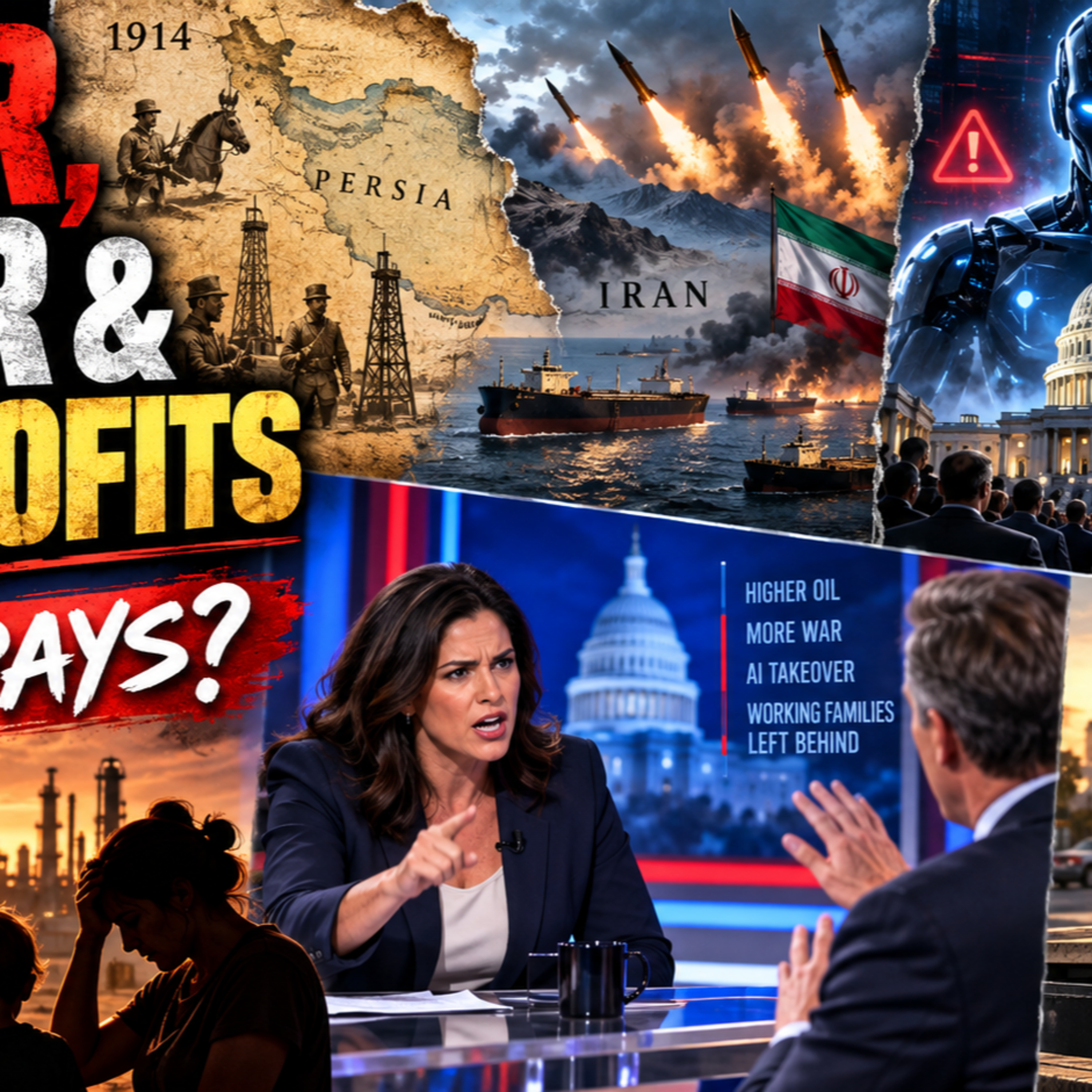 Iran War Costs, Fox Fearmongering, AI Danger, And $100 Oil Hit Working Families